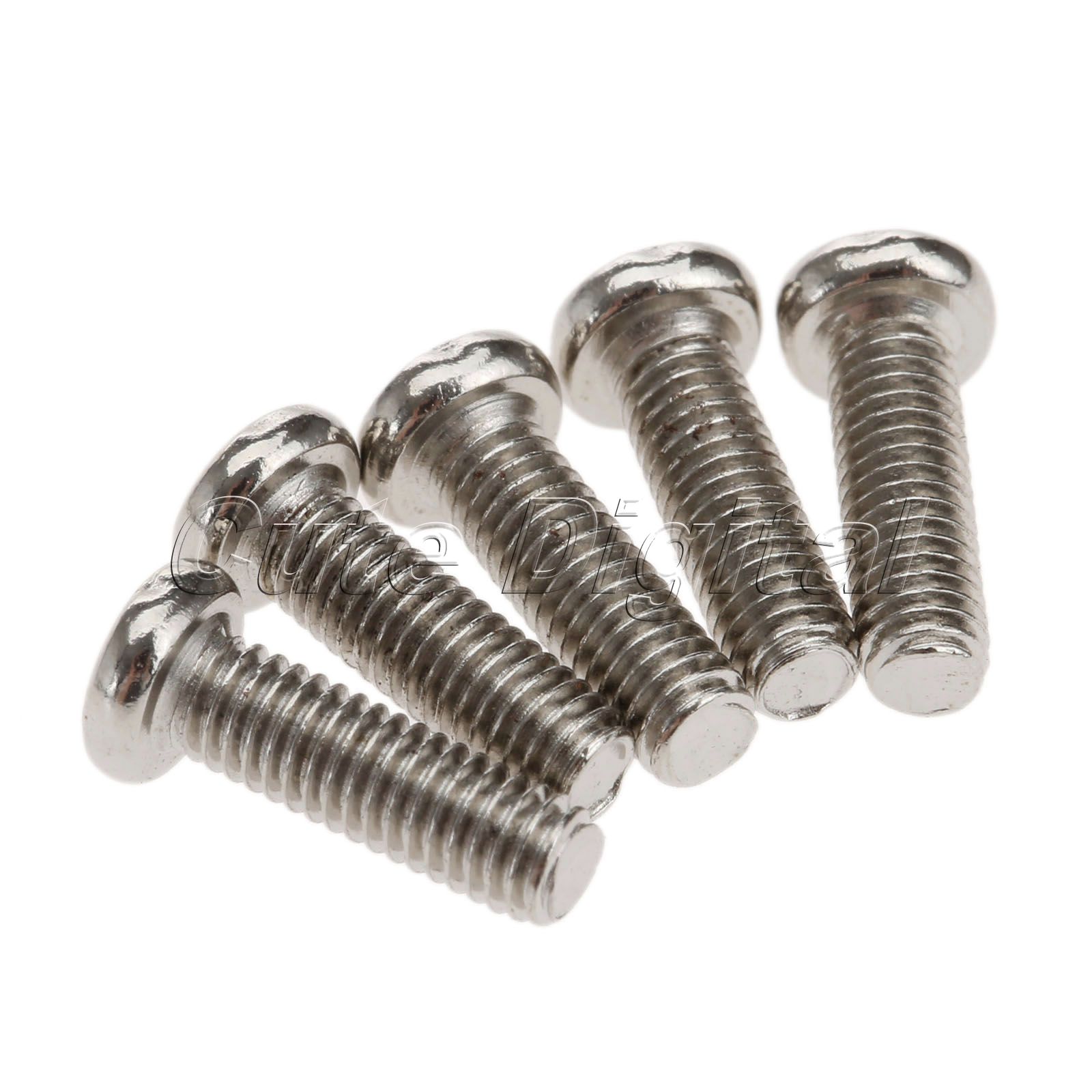 50Pcs Phillips Plain Screws M3x10mm Stainless Steel Screws and Bolts ...
