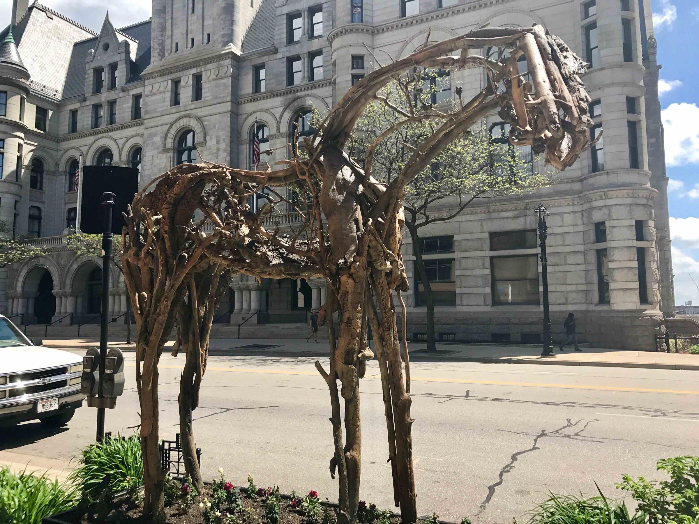 Outdoor Sculpture Exhibition is Taking Shape on Wisconsin Avenue | WUWM