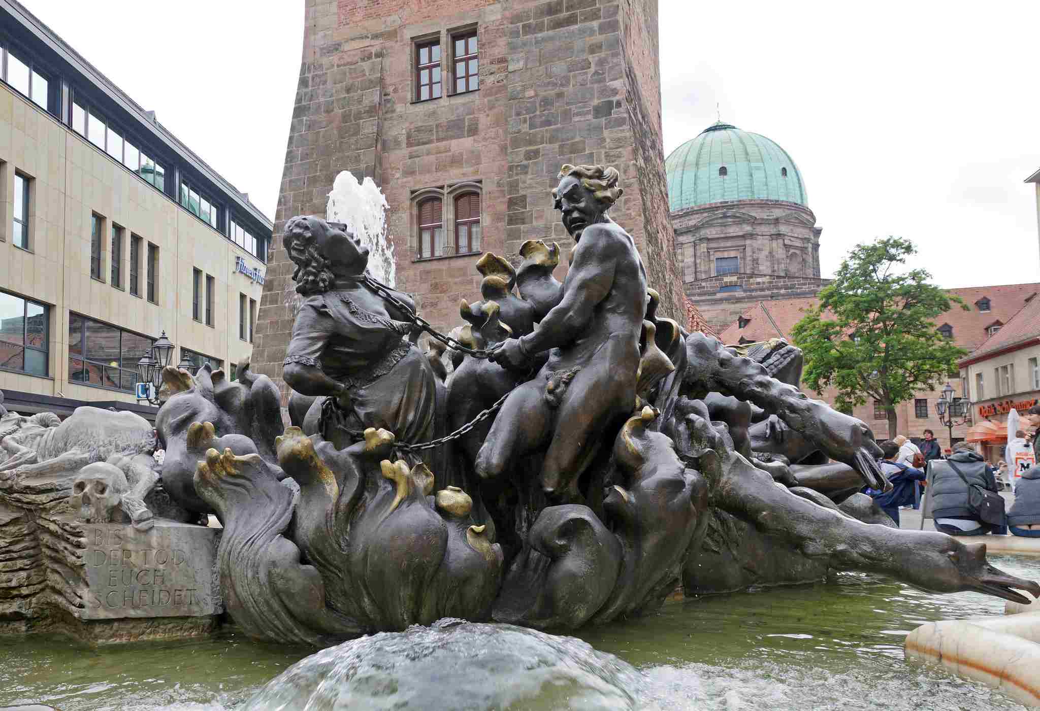 Statues and Fountains in Nuremberg