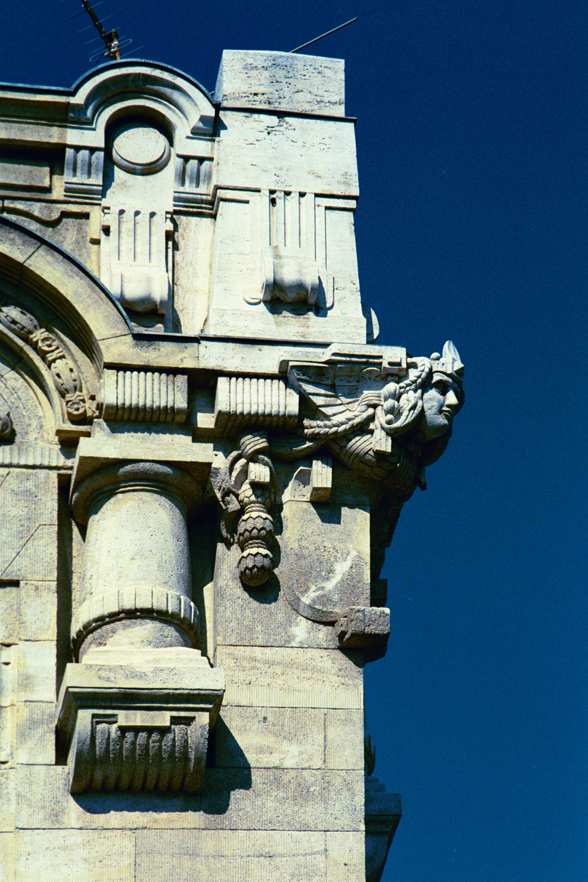 Sculpture on the building photo