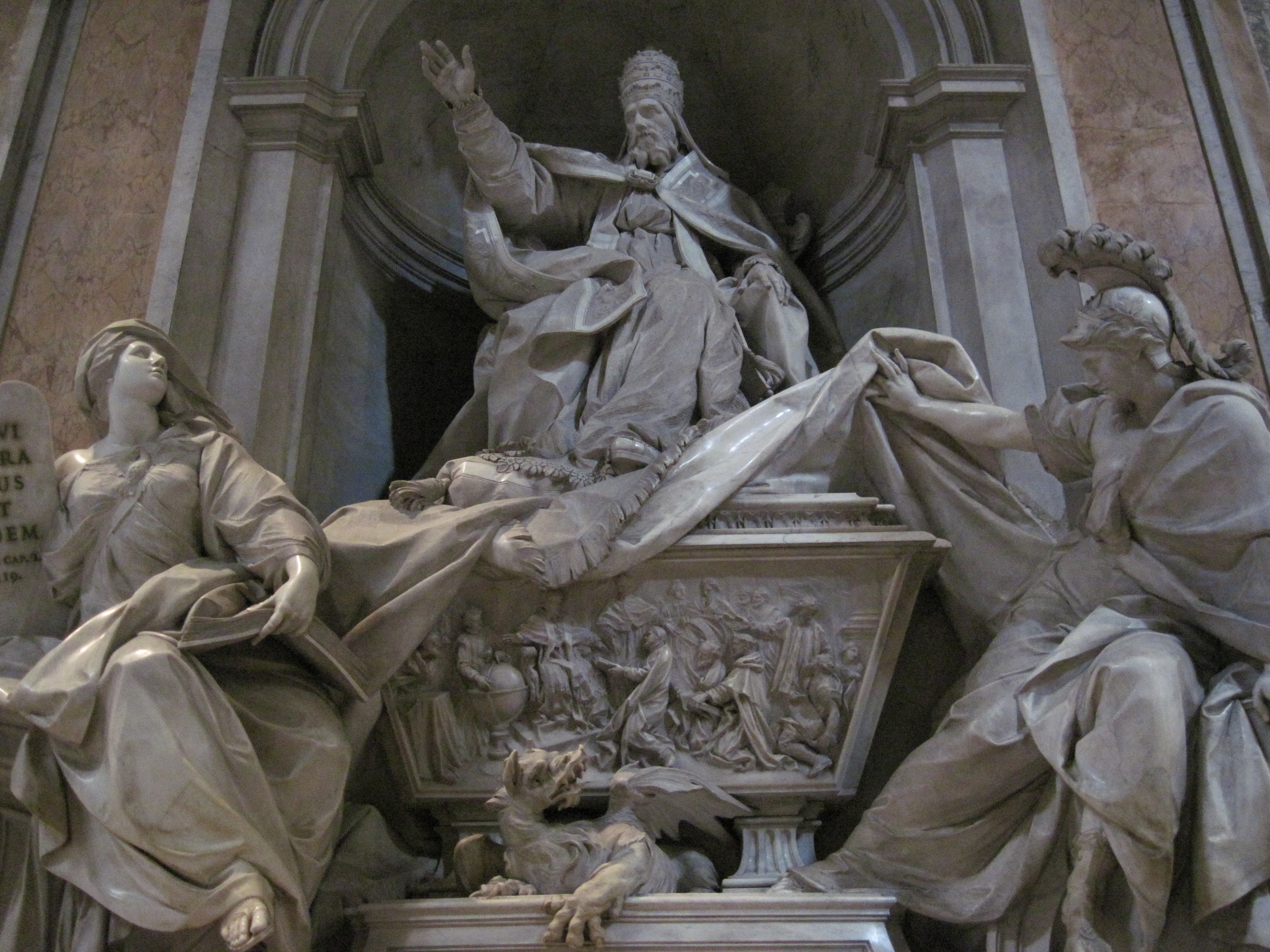 Sculptures in the st. peter's basil photo
