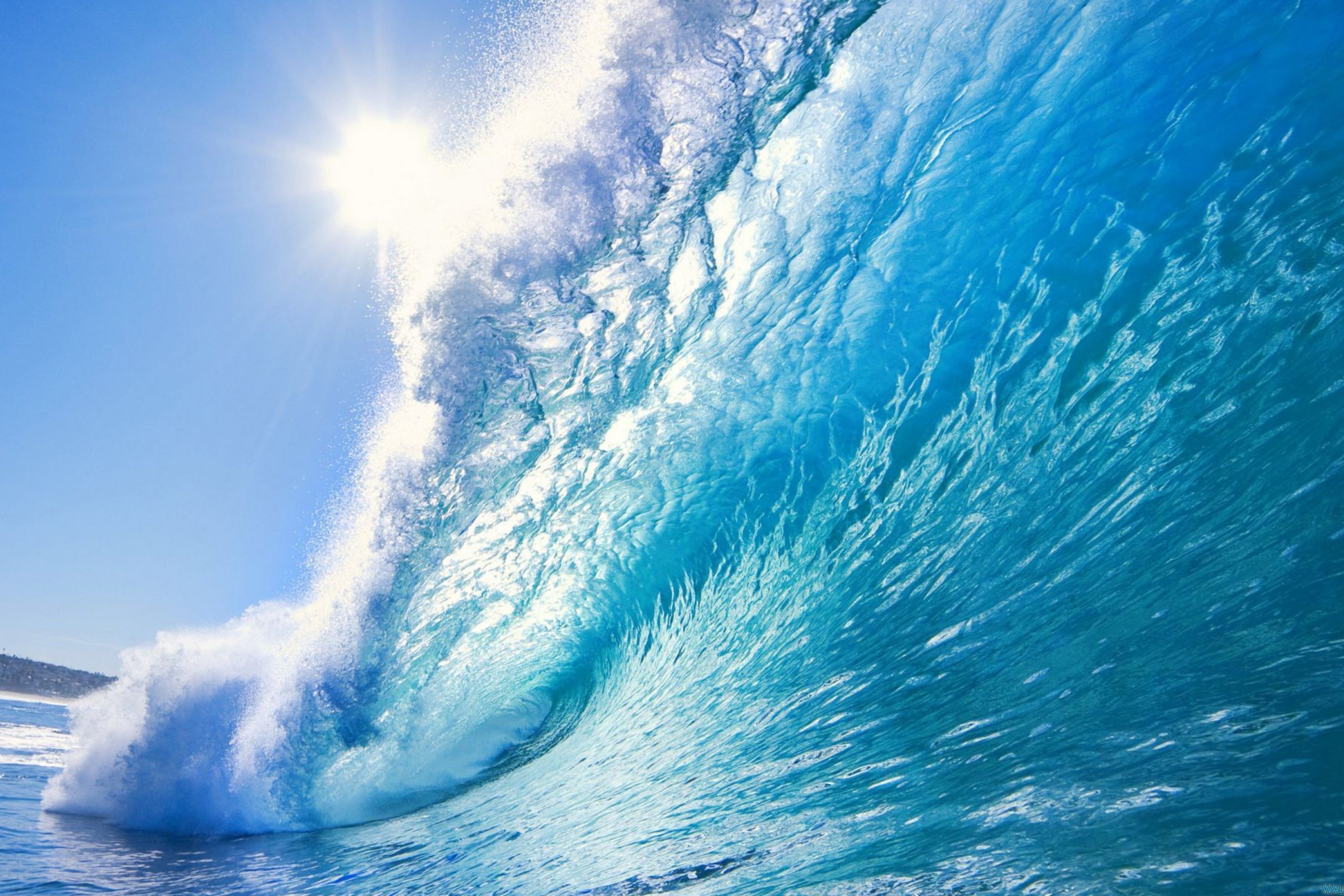 Water wave sea sun wallpaper | 5463x3642 | 416753 | WallpaperUP