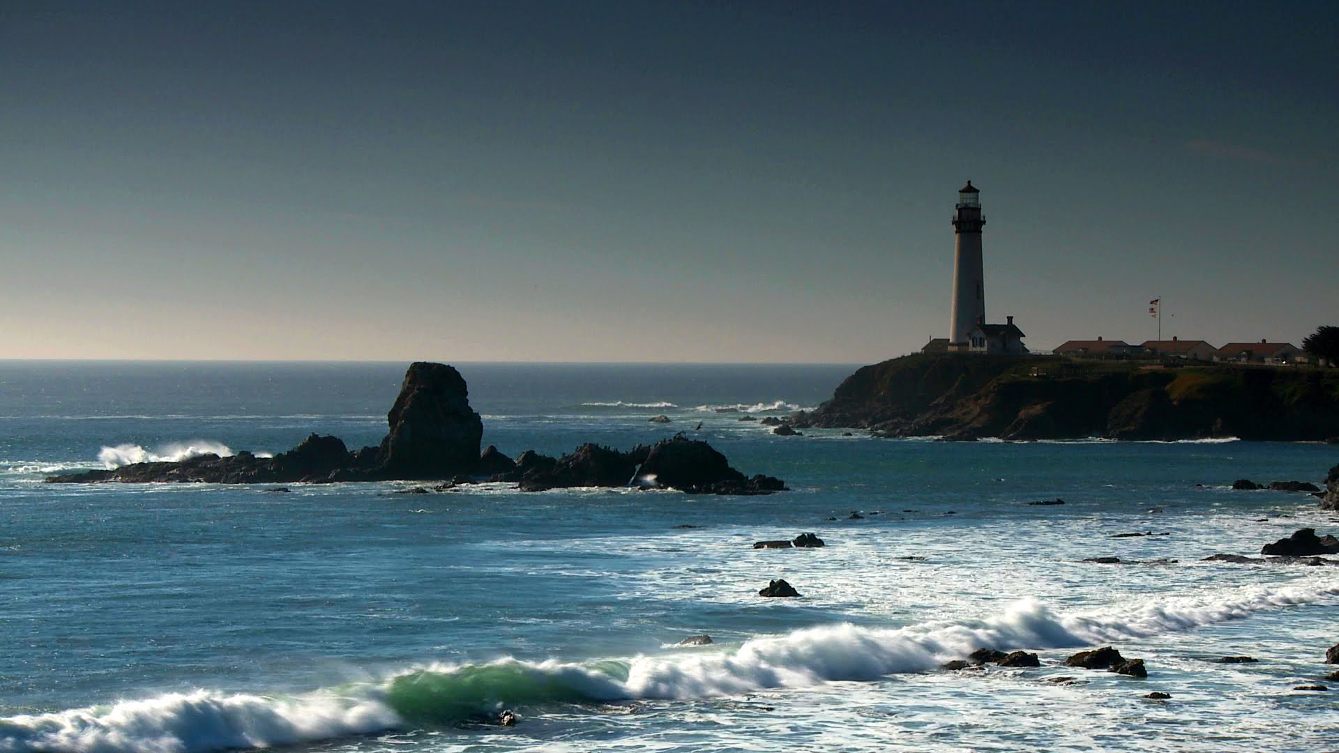 Lighthouse & Ocean Waves - 1 Hour of Pure Relaxation, Mindfulness ...
