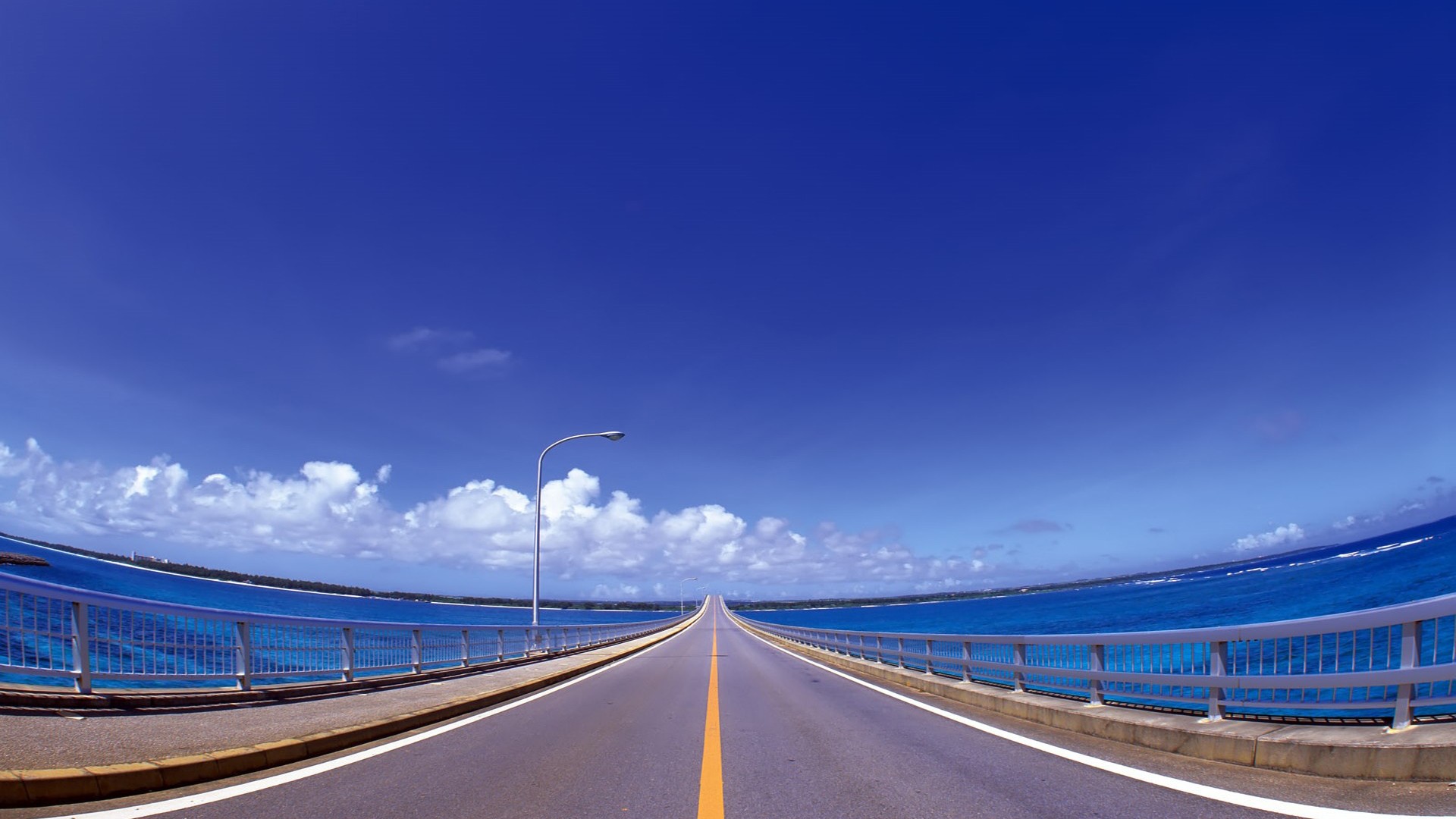 On the road over the sea wallpaper #30334 - Open Walls