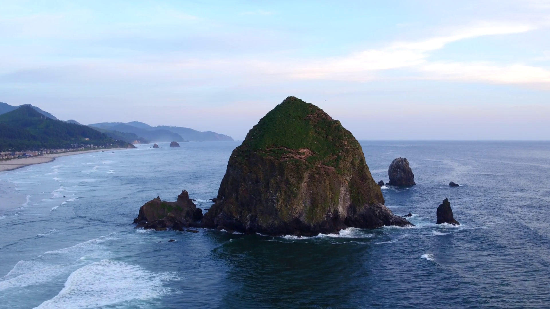 Beach Sea Rocks Aerial Drone Stock Video Footage - Videoblocks