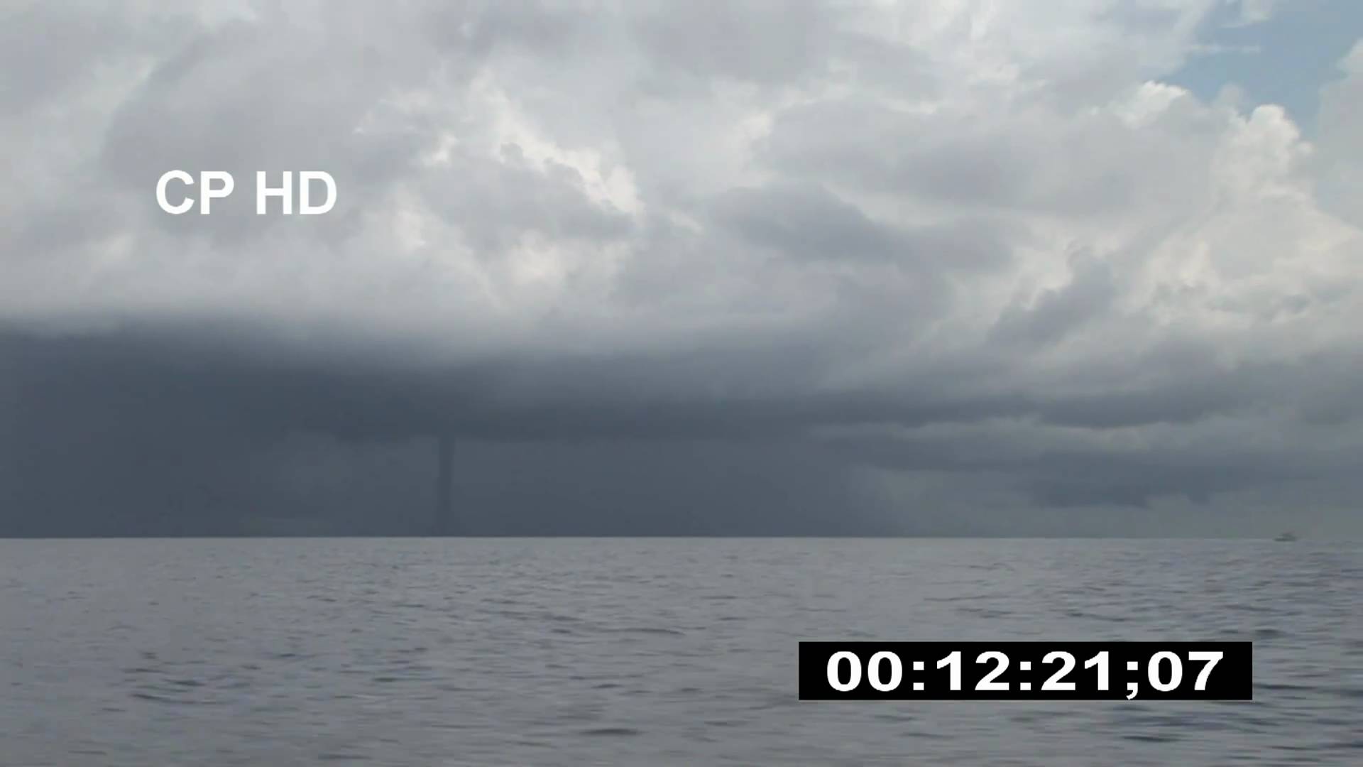 Water Spout - Best Shot - Stock Footage - Storm at Sea - Boat Pov ...