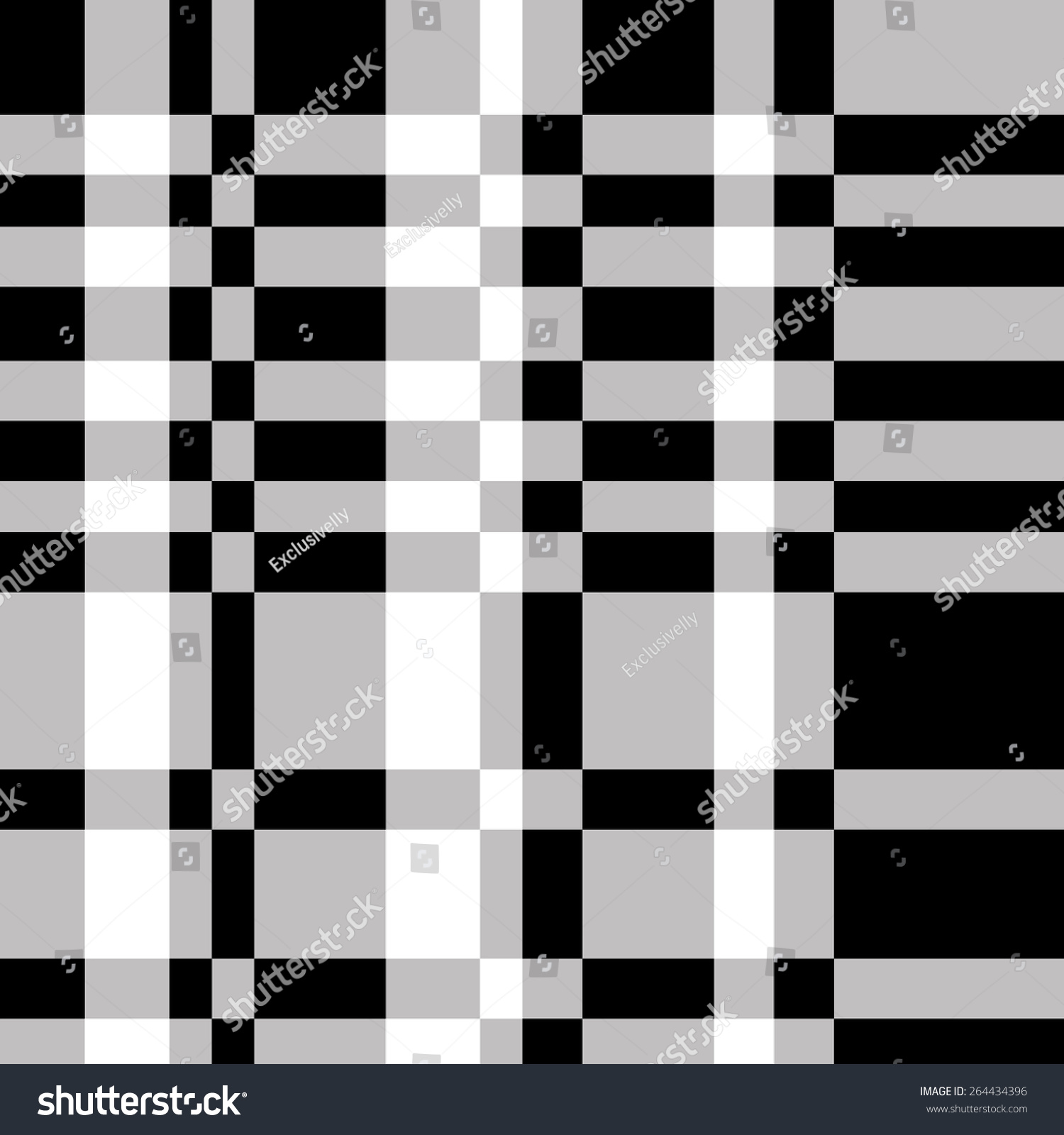 Seamless Checkered Background Stock Vector 264434396 - Shutterstock