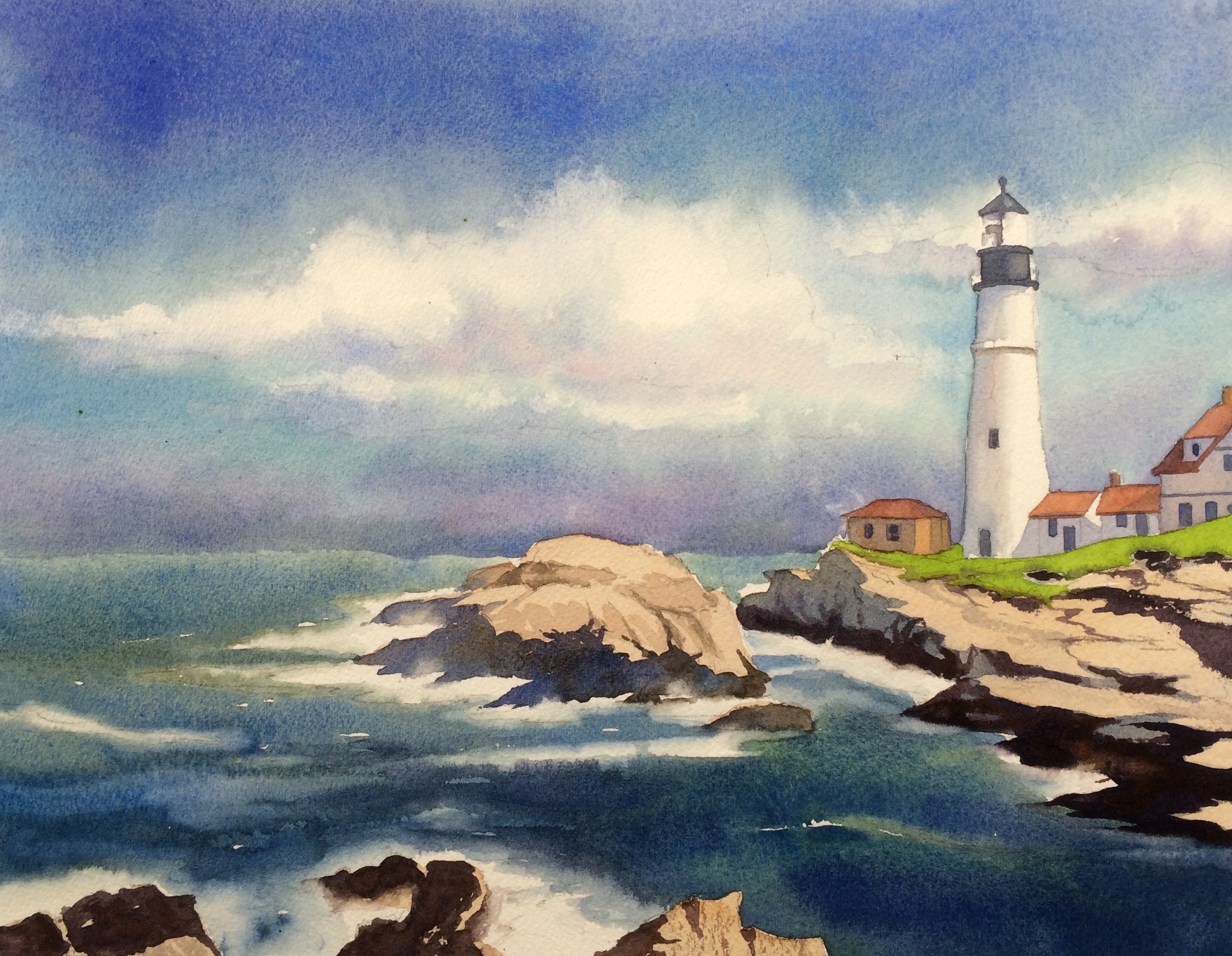 Classic Step-By-Step: How To Paint A Seascape (Pics)