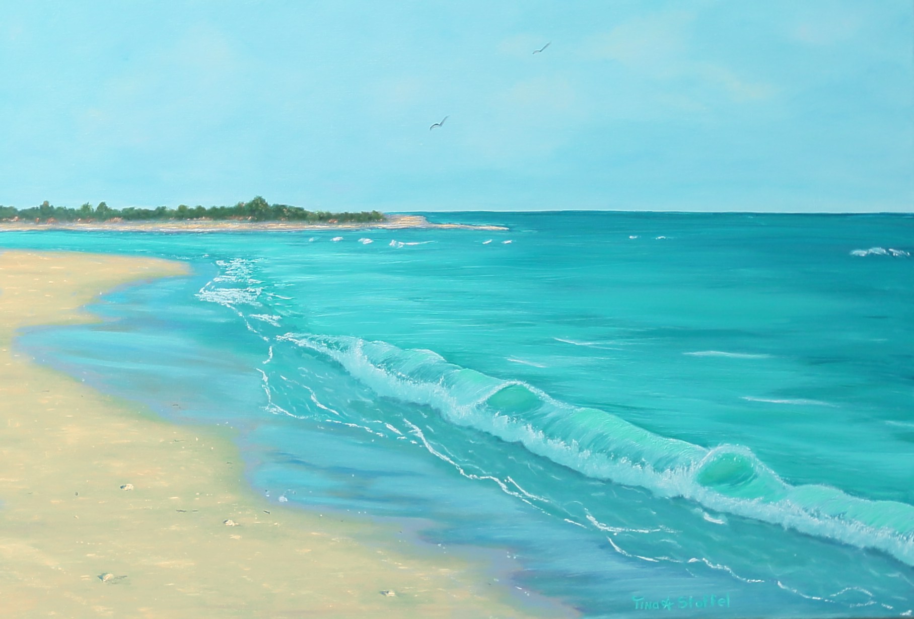 Boca Grande Beach Seascape | TinasFineArts.com