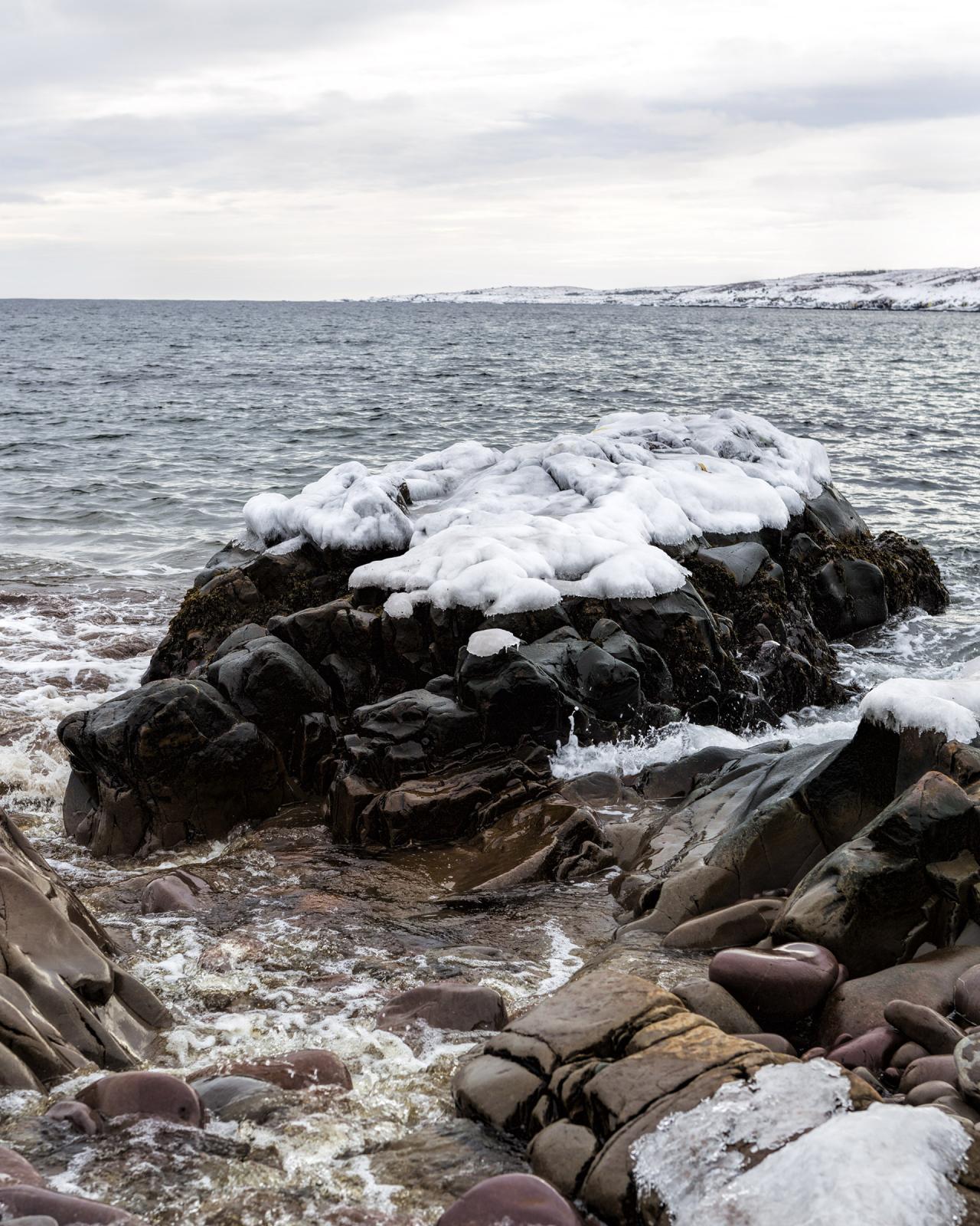 Free photo: Seascape in Winter - scenic, sea, rock - Non-Commercial ...