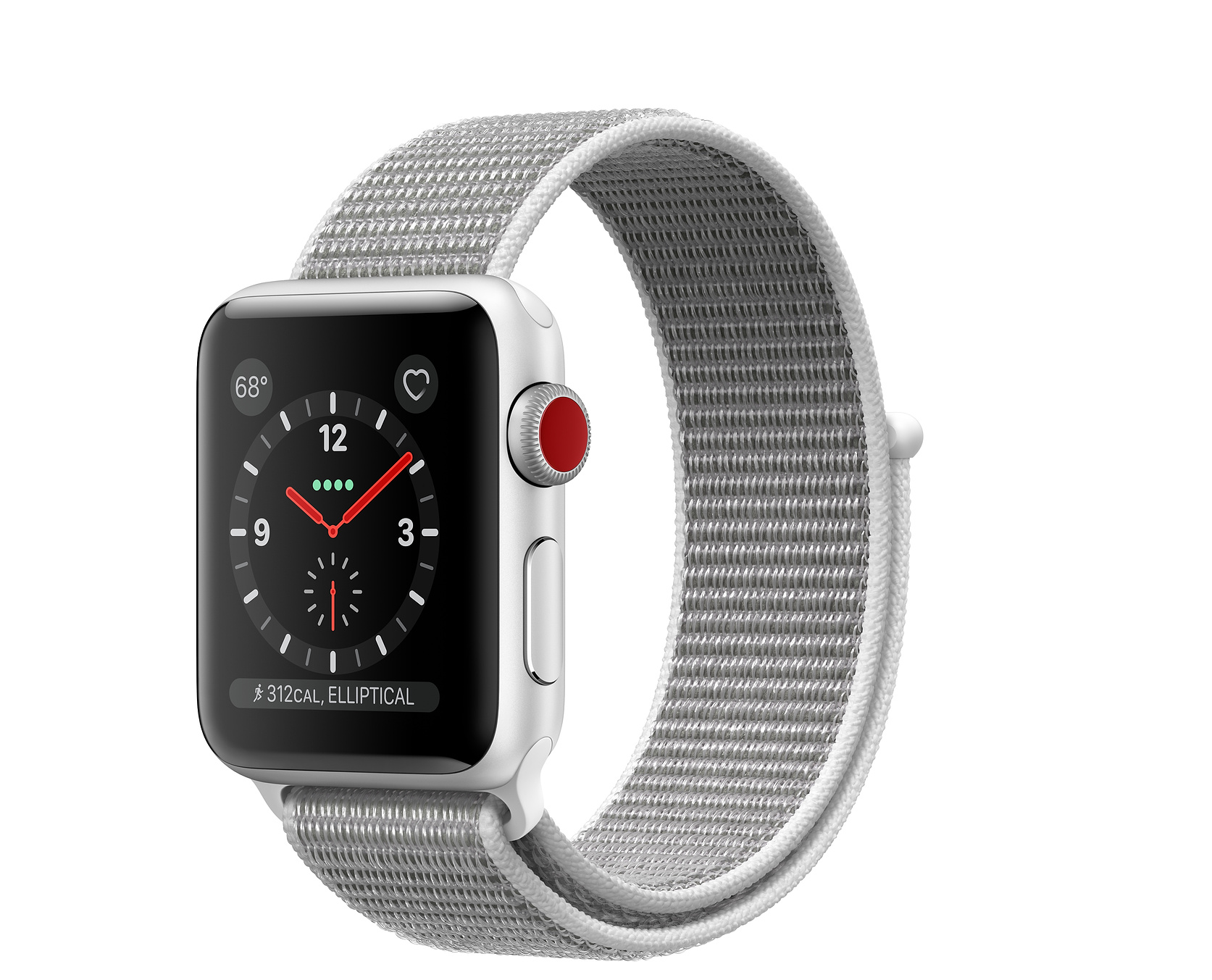 Apple Watch - Silver Aluminum Case with Seashell Sport Loop - Apple