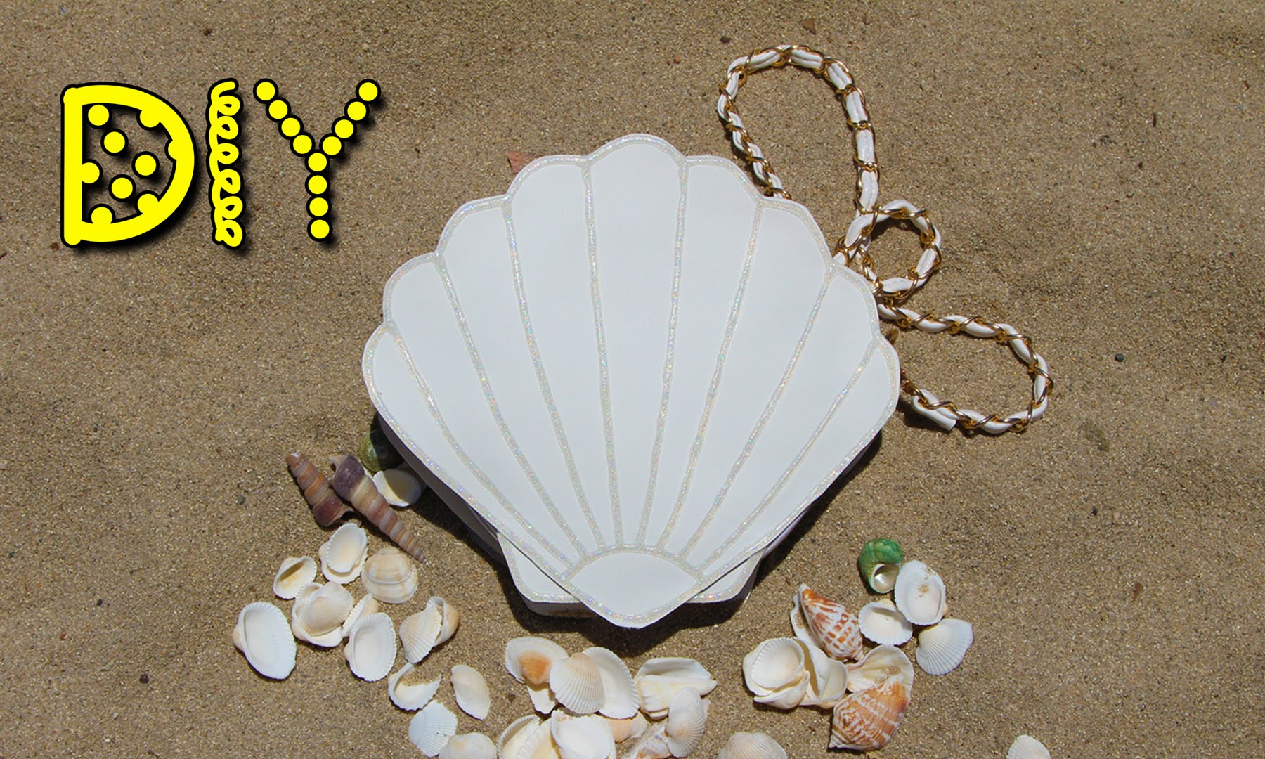 DIY Seashell Bag - NO SEW! || Lucykiins - YouTube