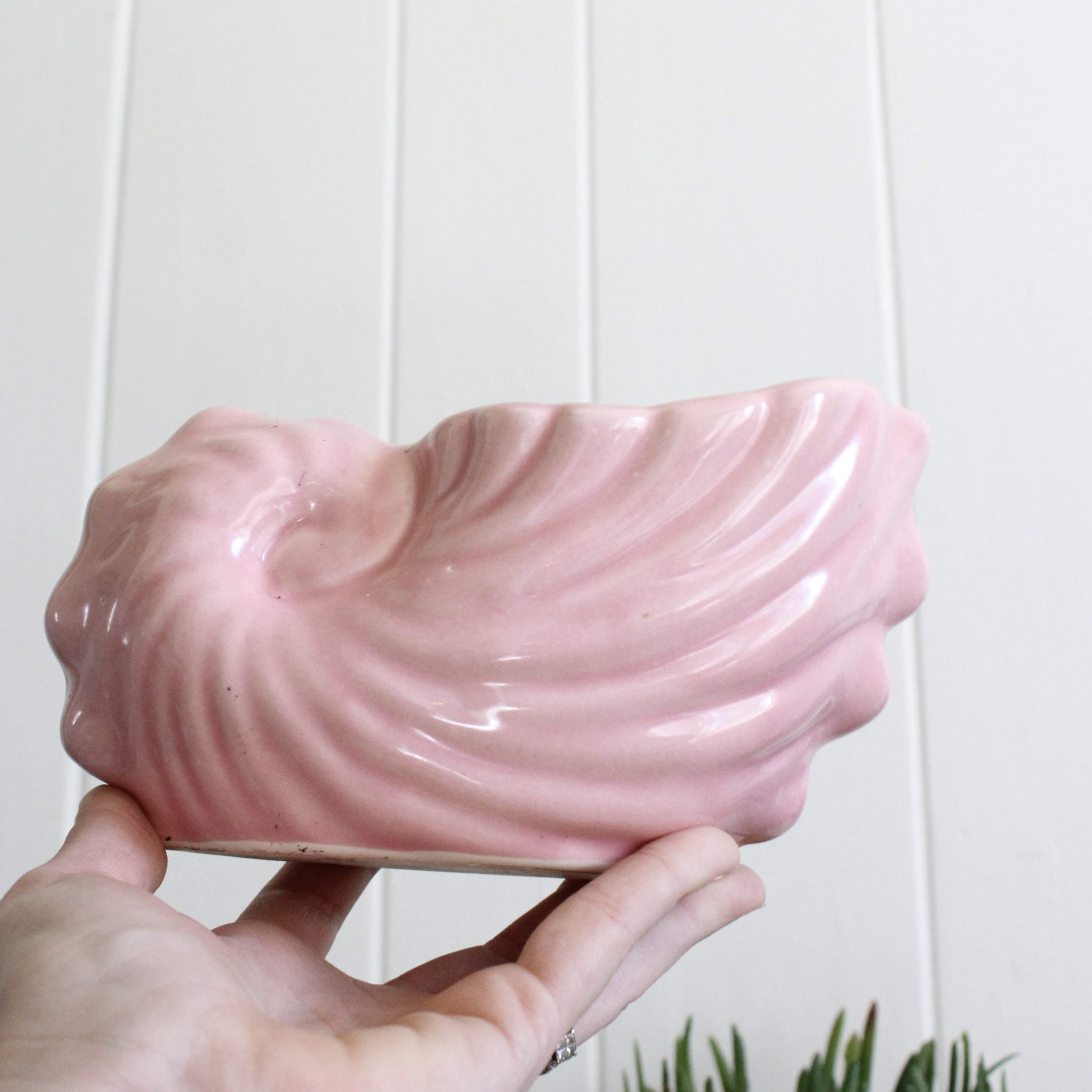 Bubblegum Pink Seashell Planter