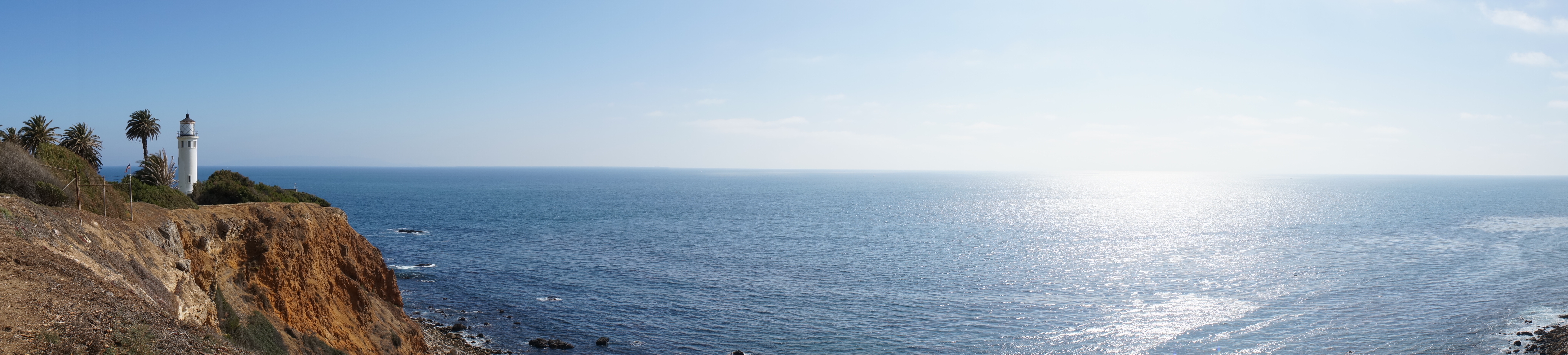 Seashore panorama photo