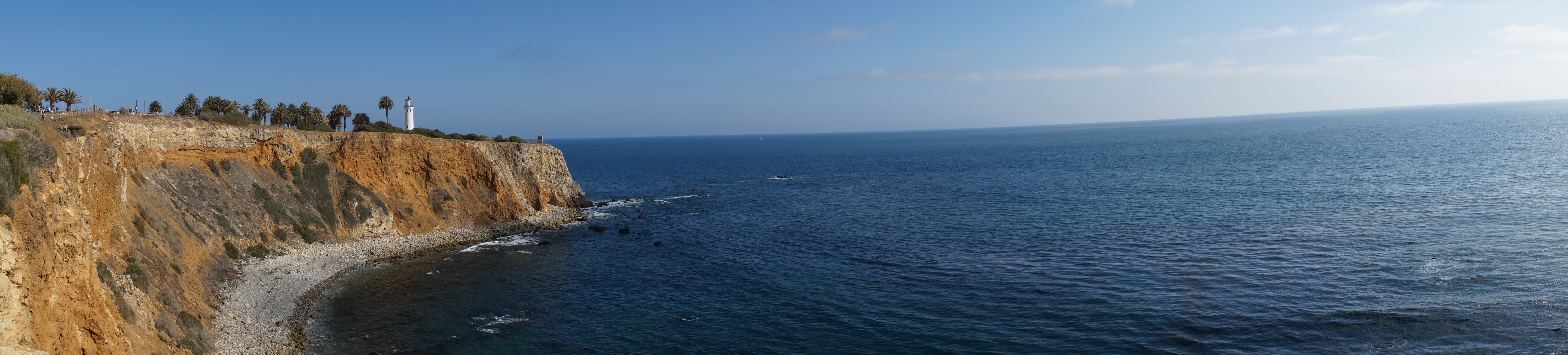 Seashore panorama photo