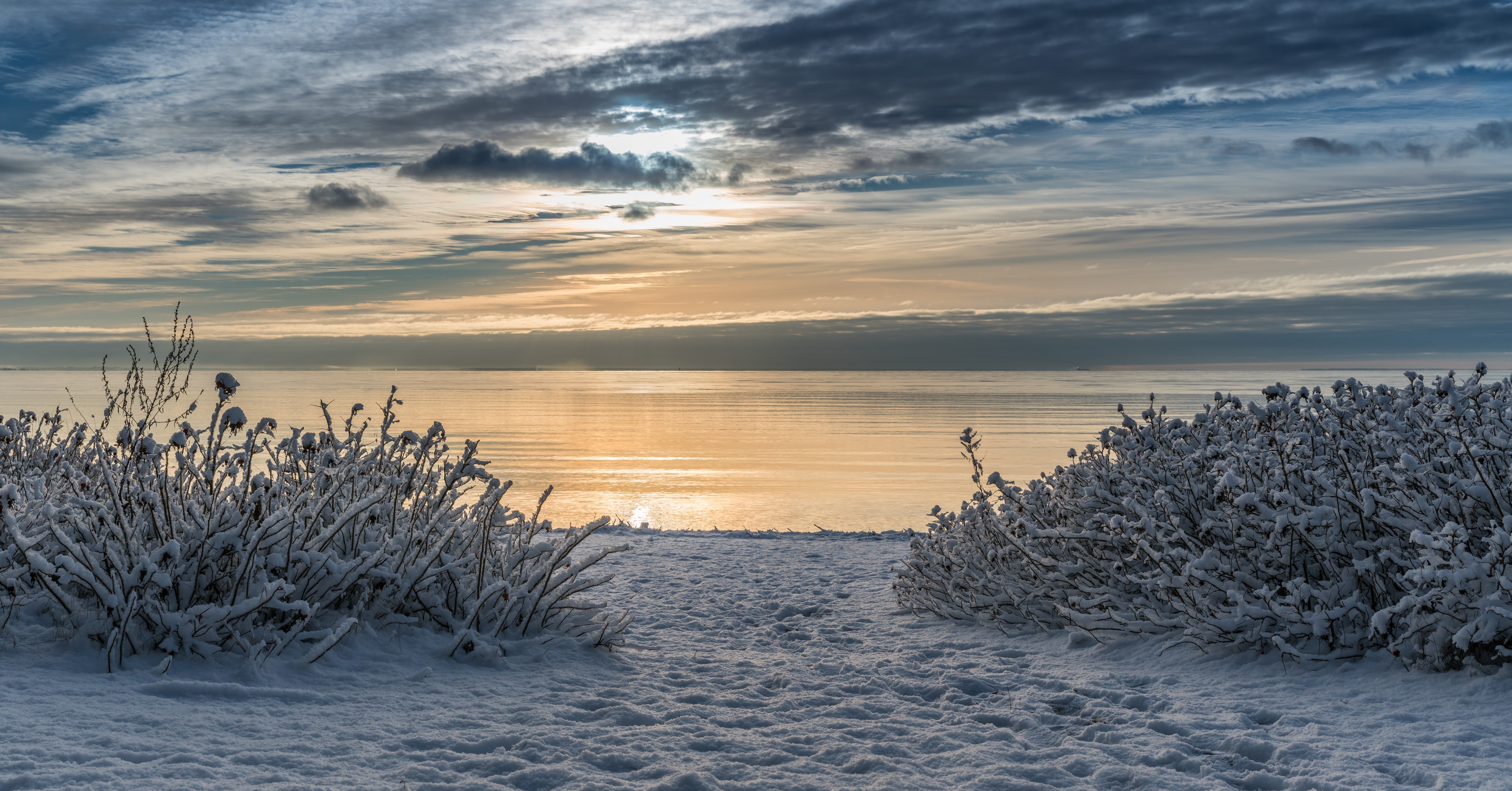 Зимние пейзажи финского залива