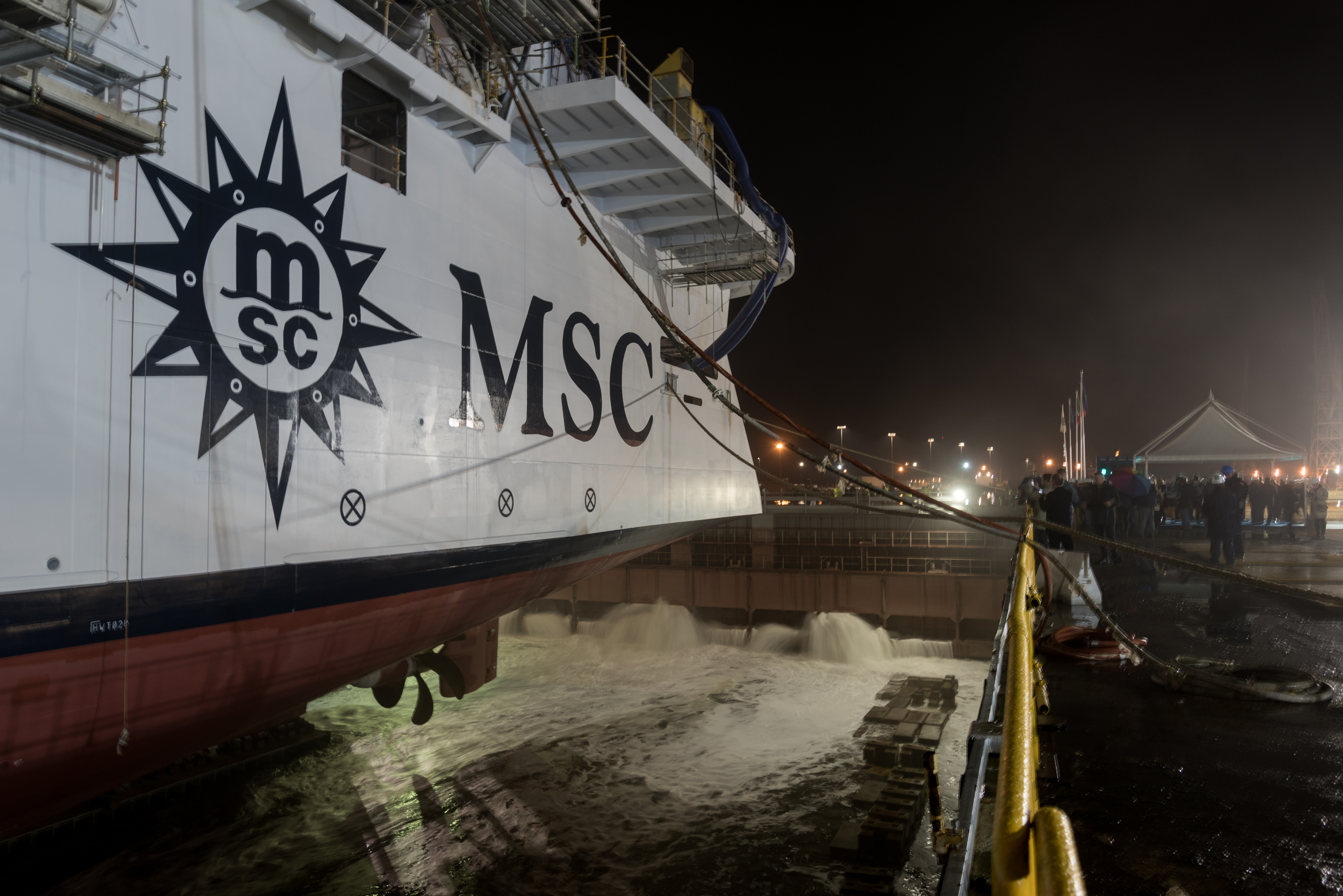 MSC Celebrates the Floatout of MSC Seaside | CruiseInd