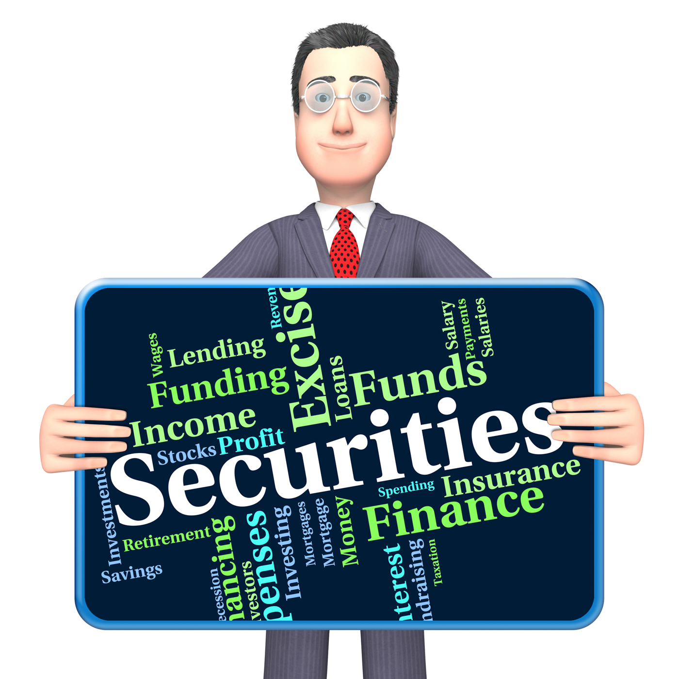 Securities word indicates financial obligation and bond photo
