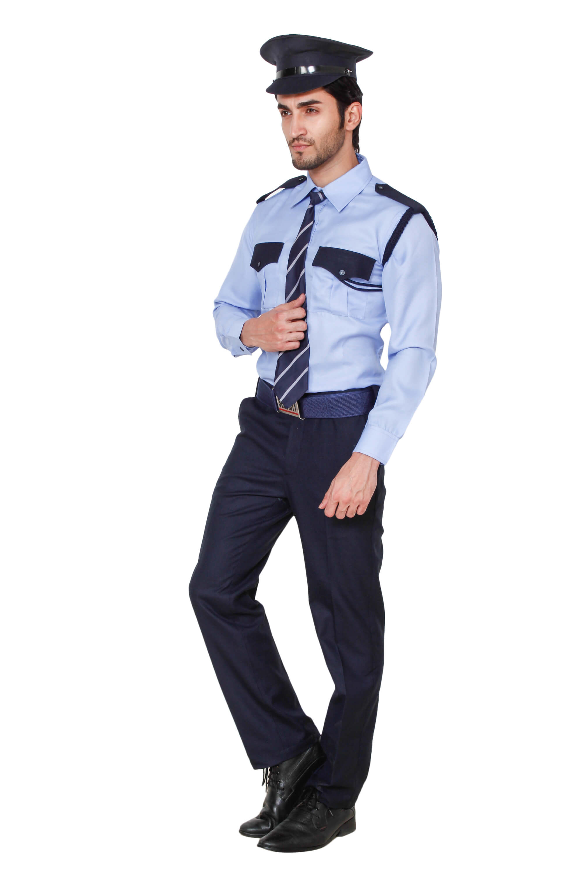 Buy Blue Security Guard/Driver Shirt For Men Online @ Best Prices in ...