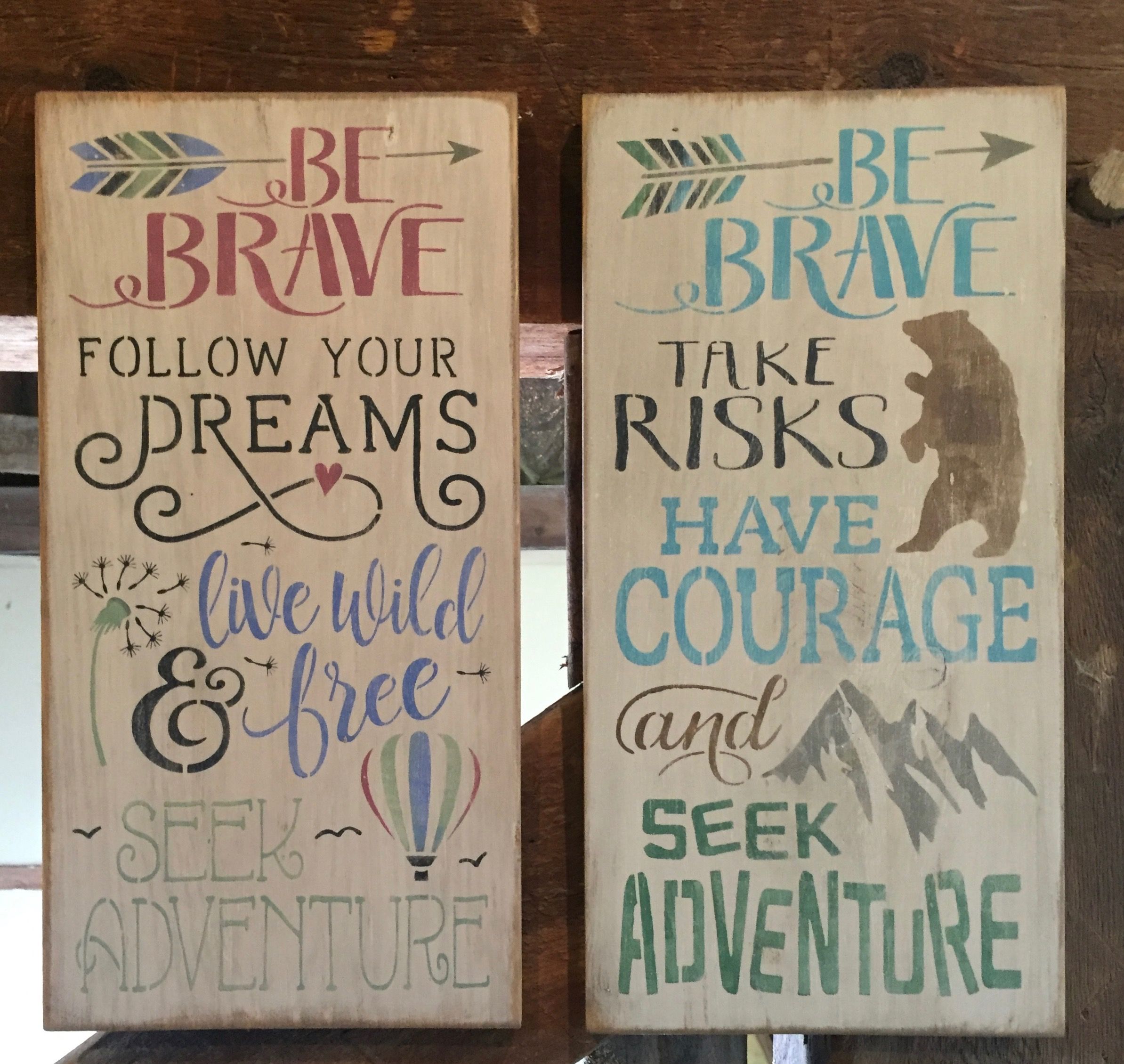 Girl/Boy Seek Adventure Signs Made by you or for you at The Old Tin ...