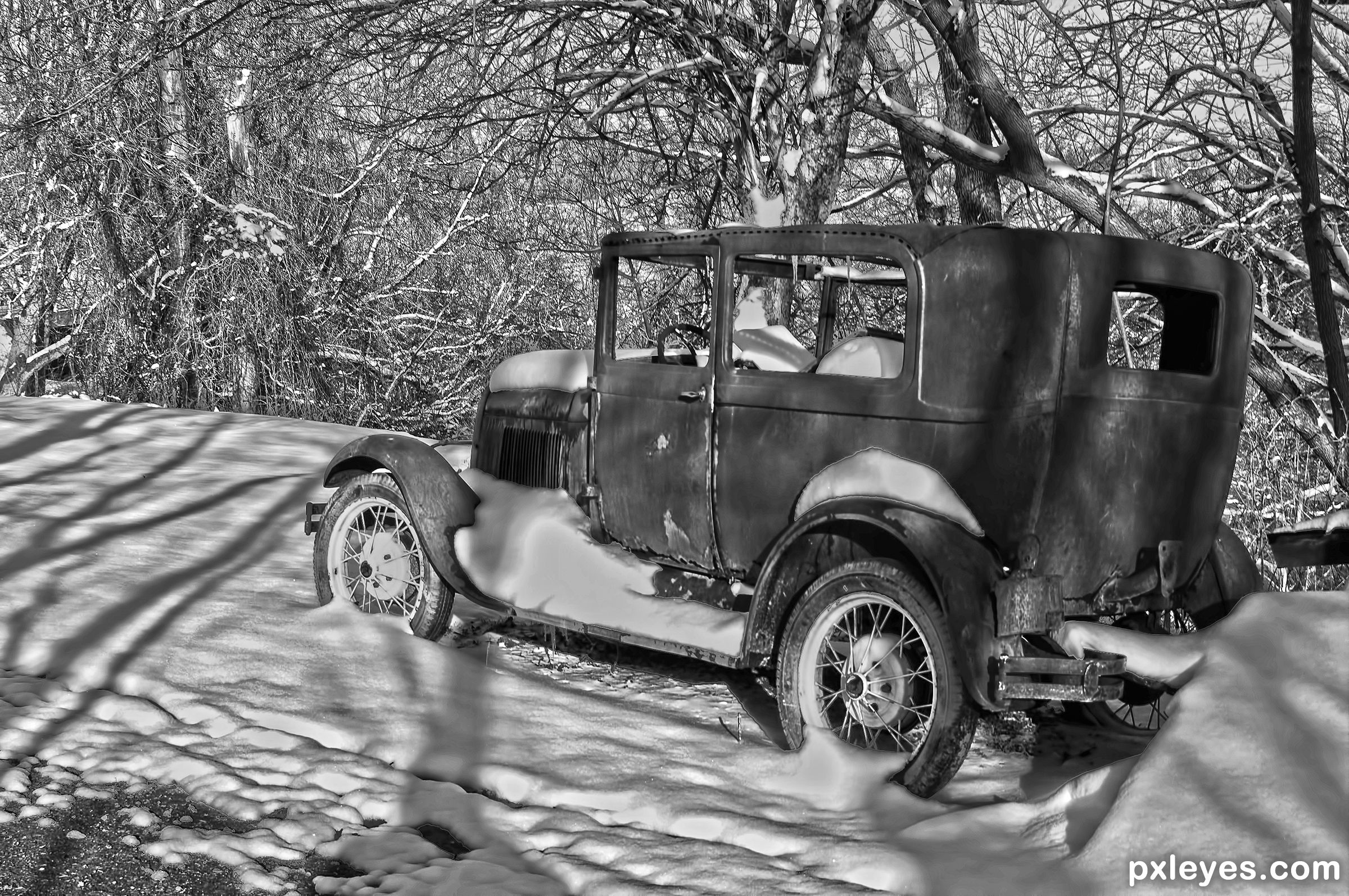Seen Better Days picture, by kyricom for: bw cars photography ...