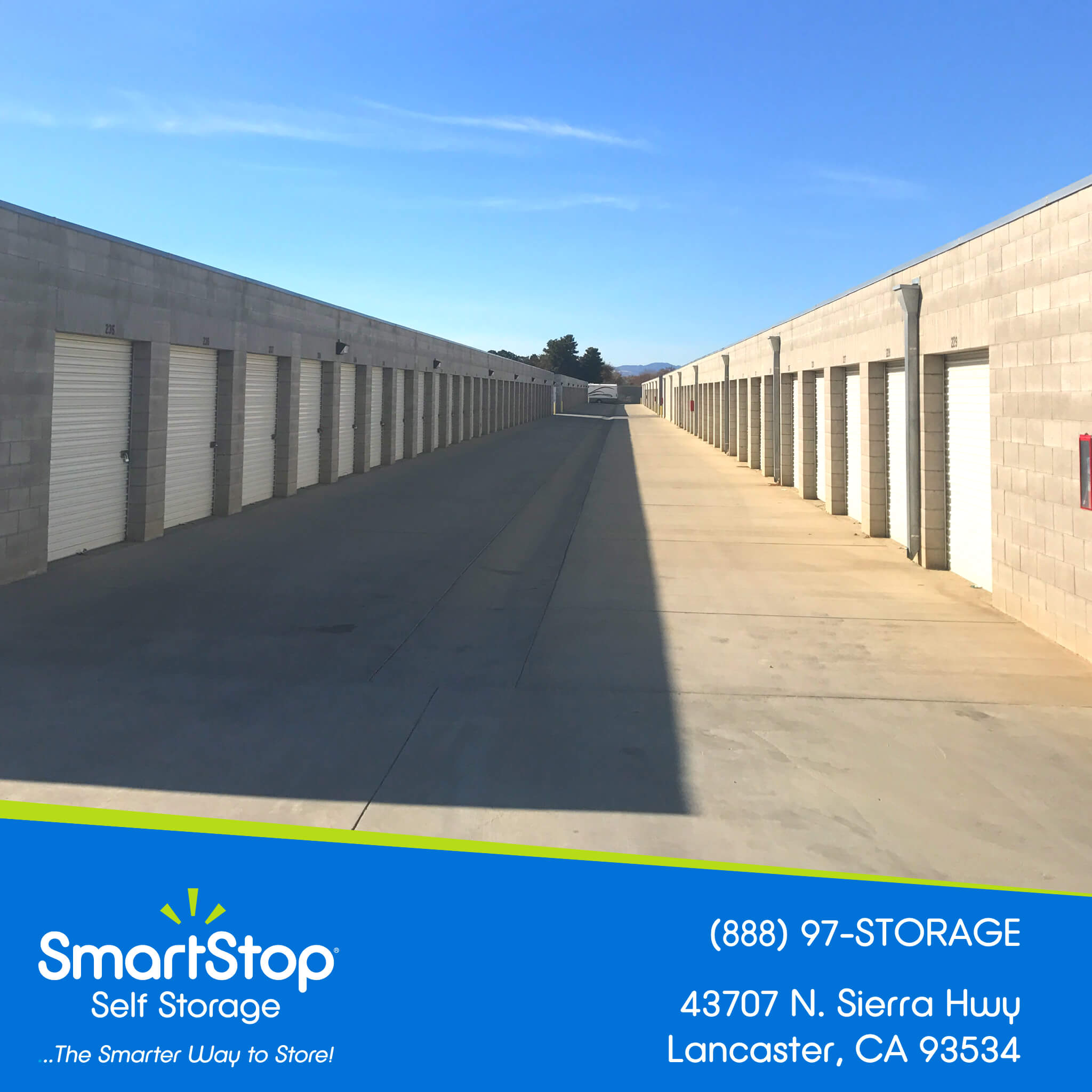 Self Storage Units at 43707 N. Sierra HWY Lancaster , CA