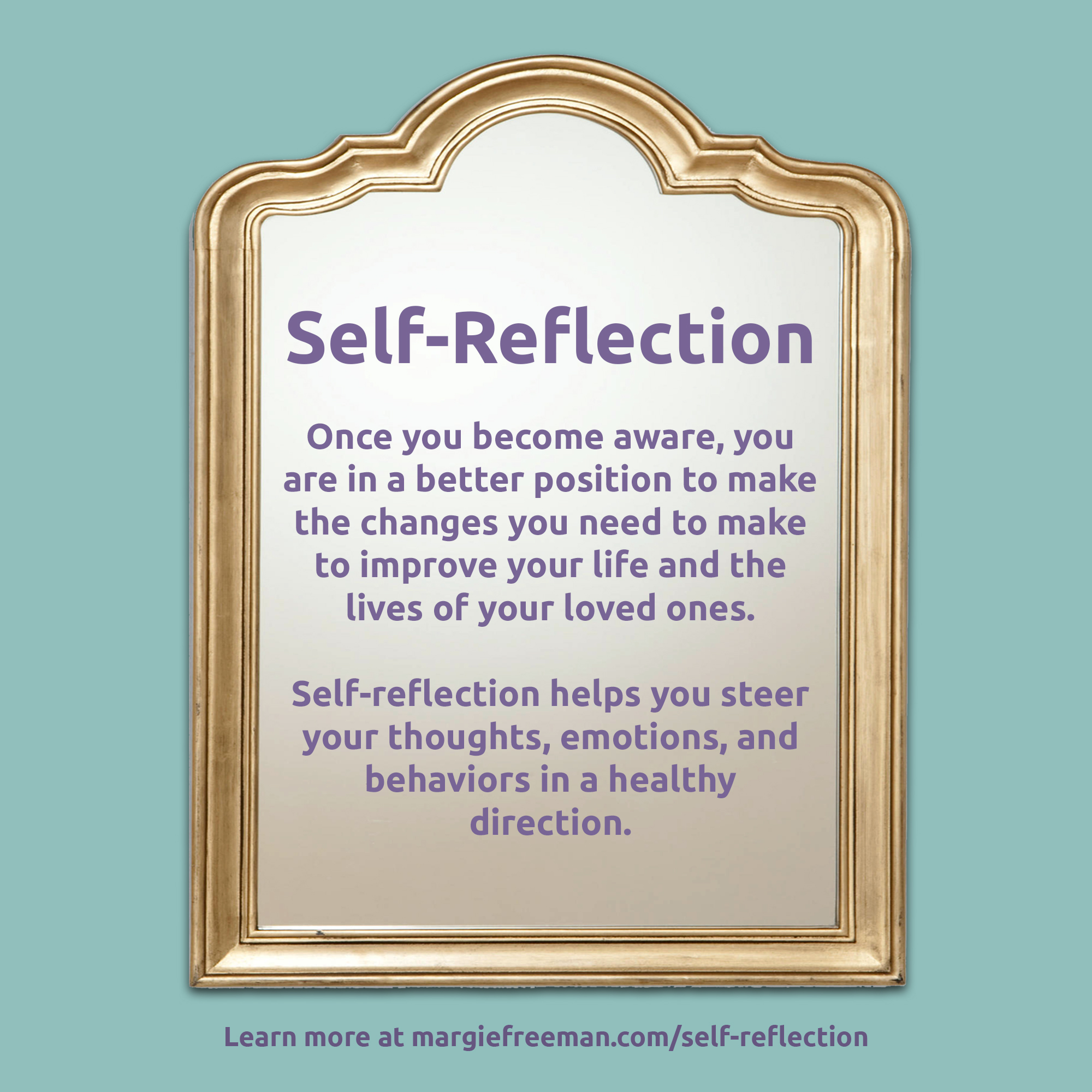 Self-reflection - Counseling Care Specialties - Margie Freeman LCSW
