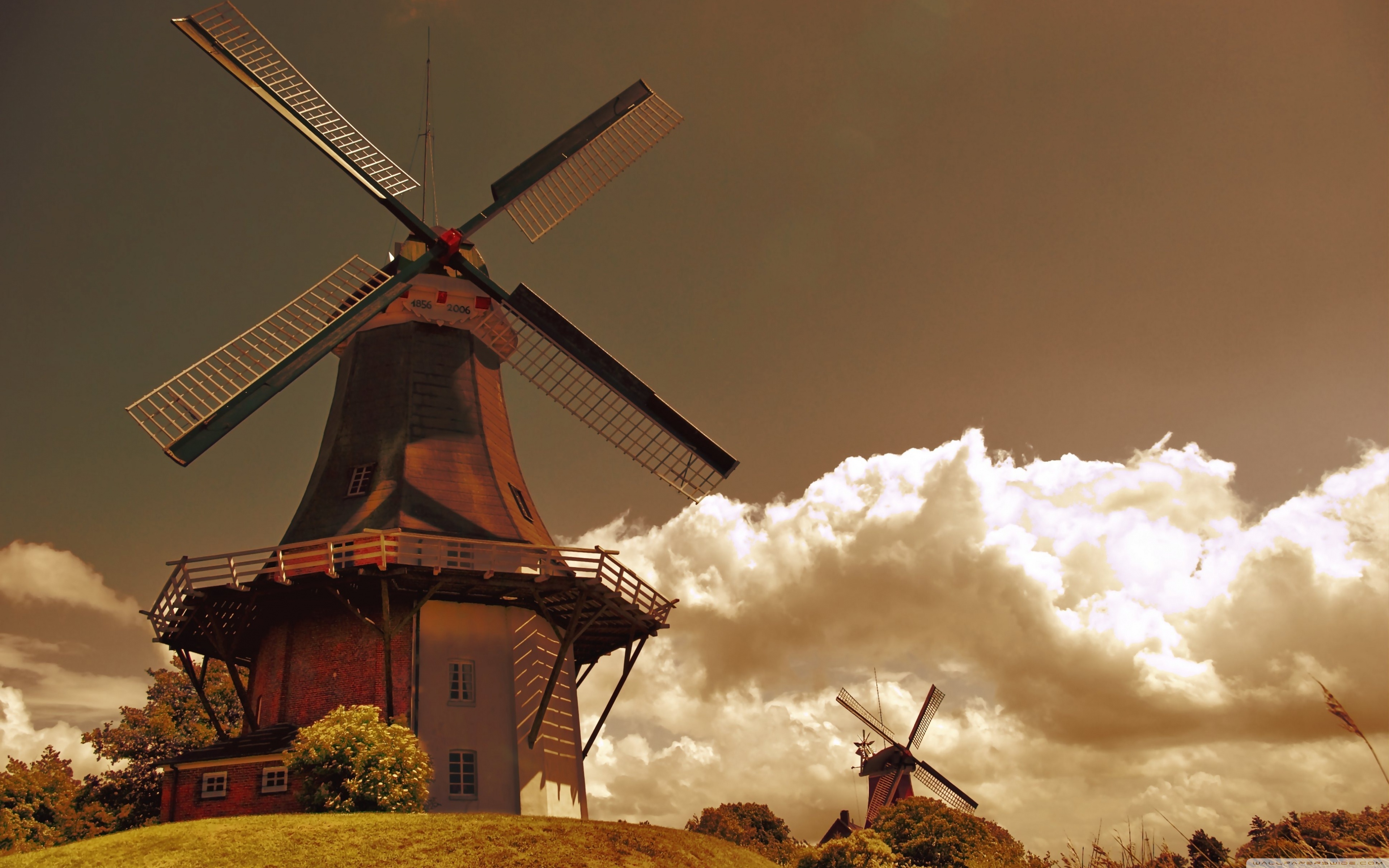 Windmills In The Netherlands ❤ 4K HD Desktop Wallpaper for 4K Ultra ...