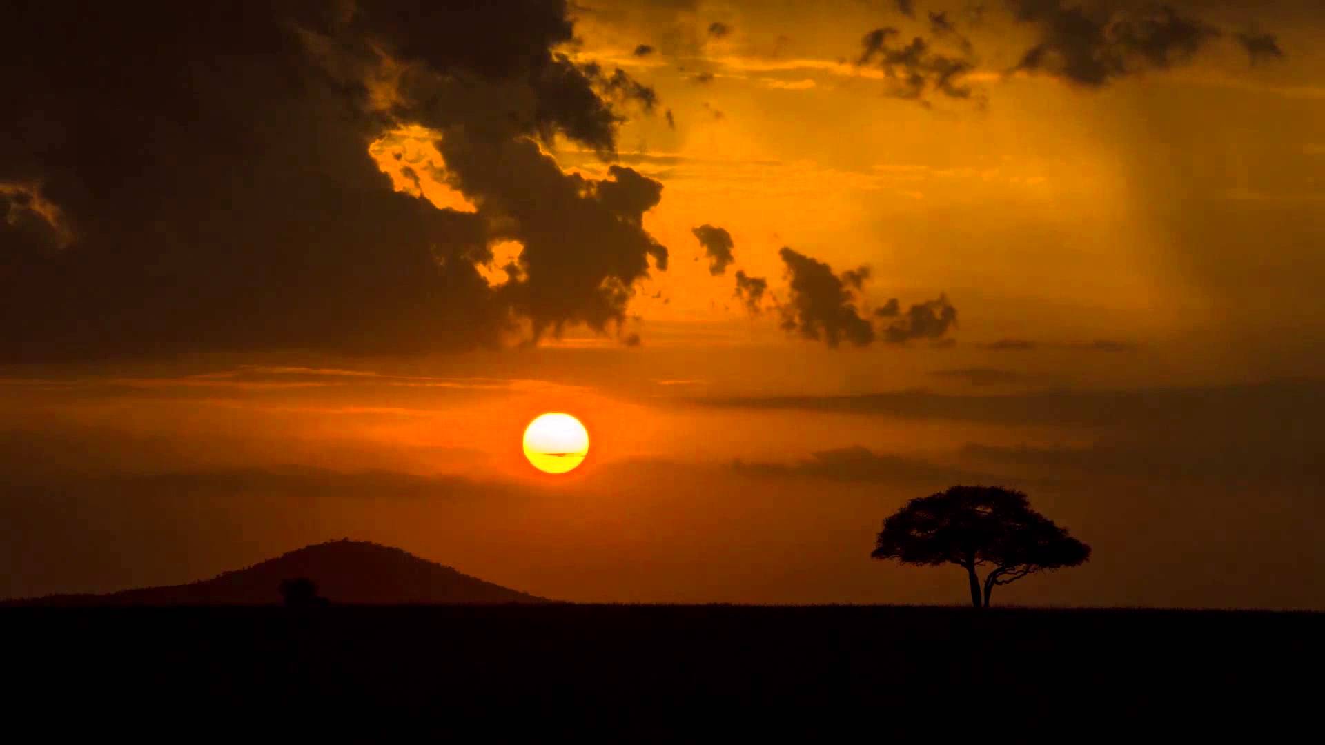 Time-Lapse Tuesday: Timeless Serengeti Sunset - YouTube