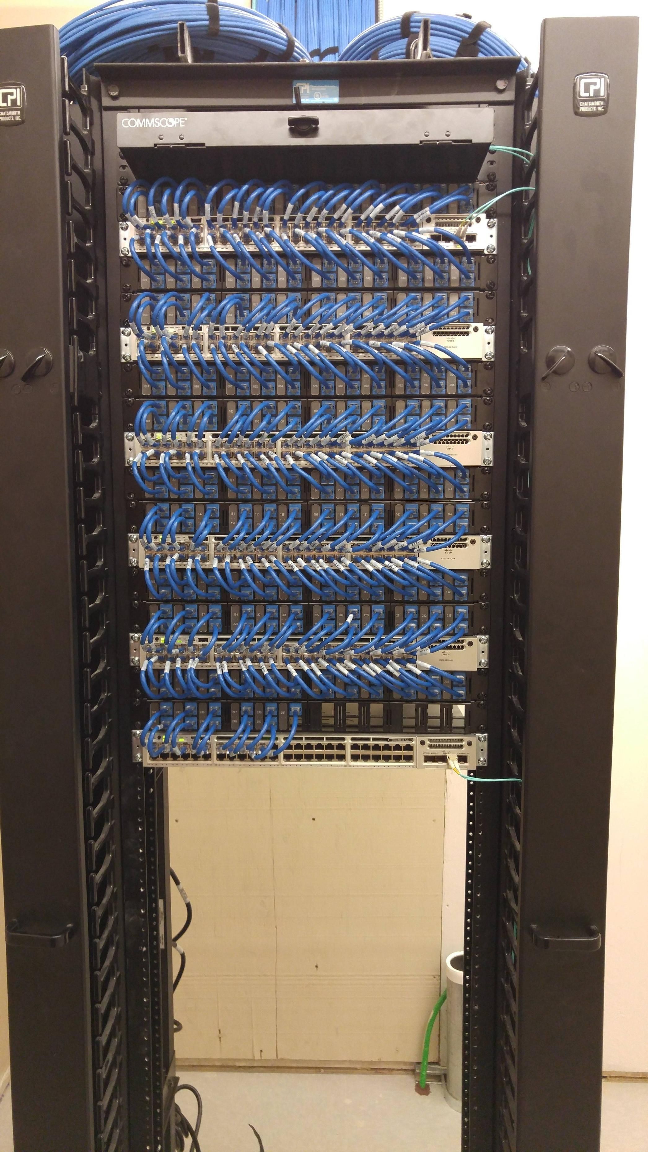 New IDF Closets | Cable, Structured cabling and Tech