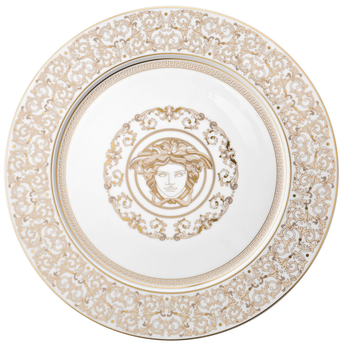 Versace Medusa Gala Service plate 33 cm | Rosenthal Porcelain Online ...