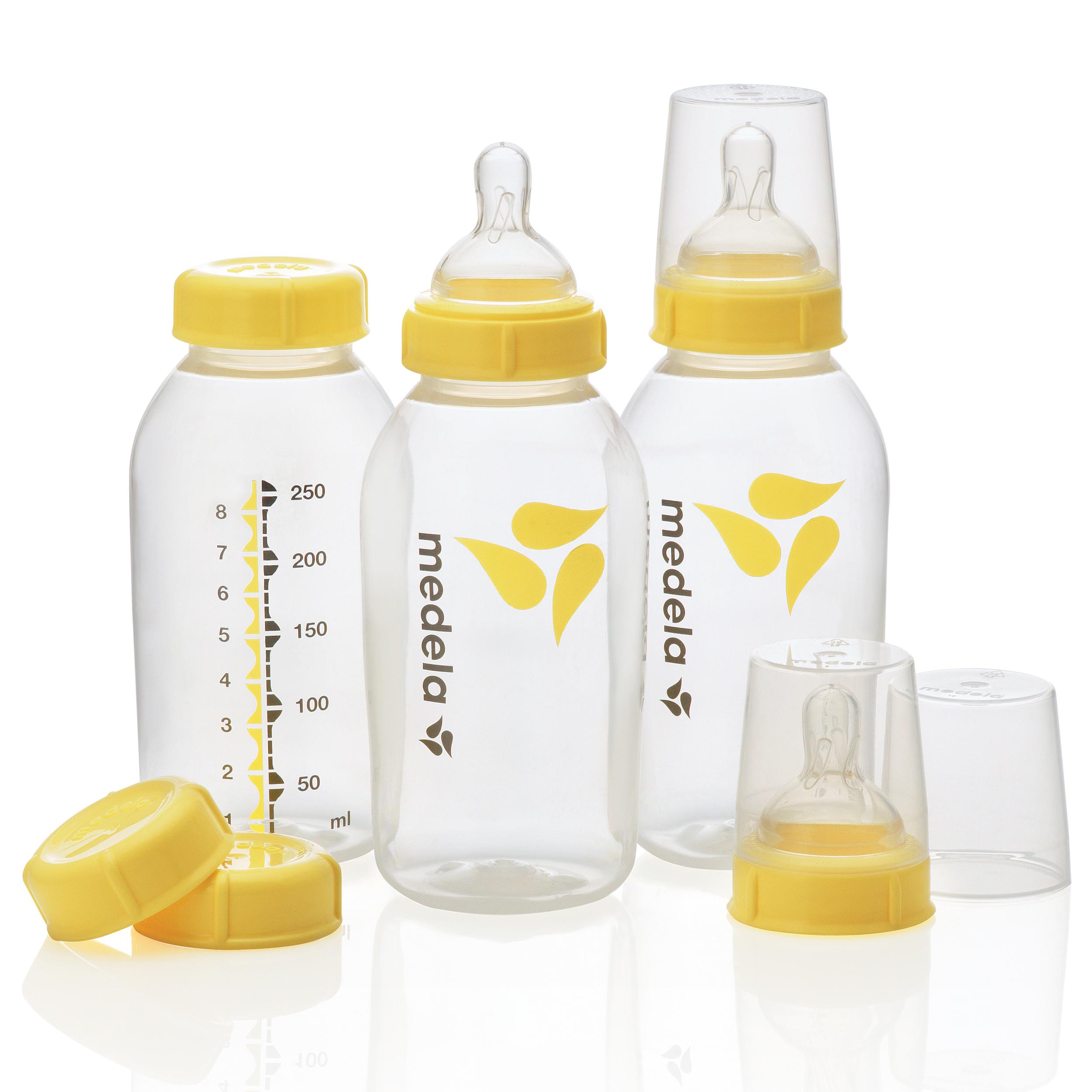 Amazon.com : Medela Breast Milk Bottle Set, 8 Ounce : Baby Bottles ...
