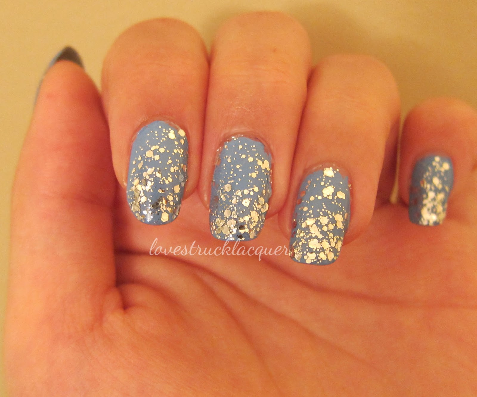 Lovestruck Lacquer: Orly Snowcone gradient with Essie Set in Stones ...