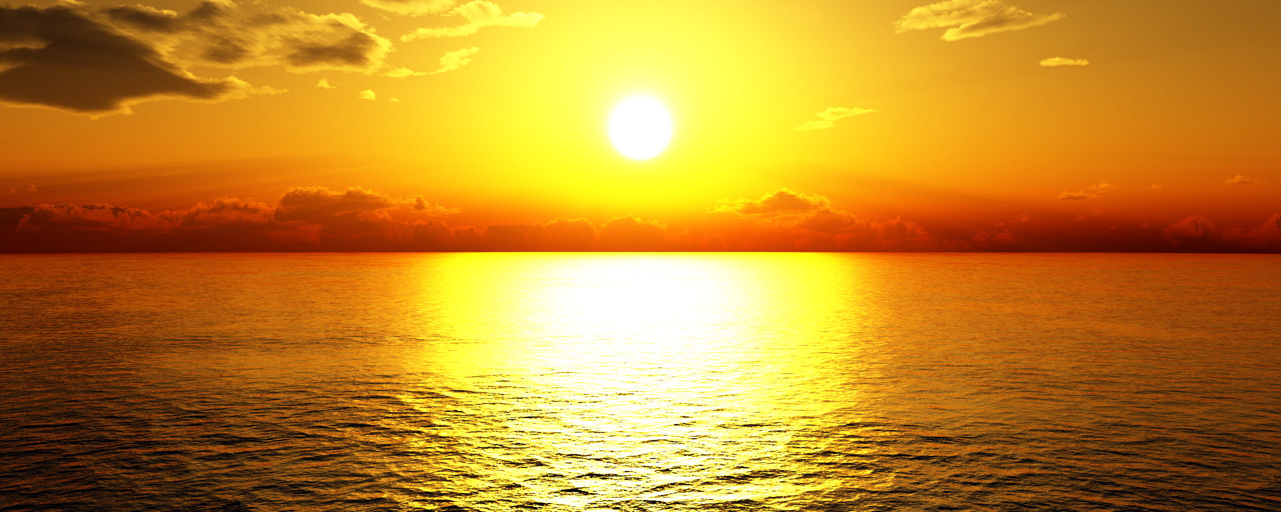 Sun Setting Over Water by aphexii on DeviantArt