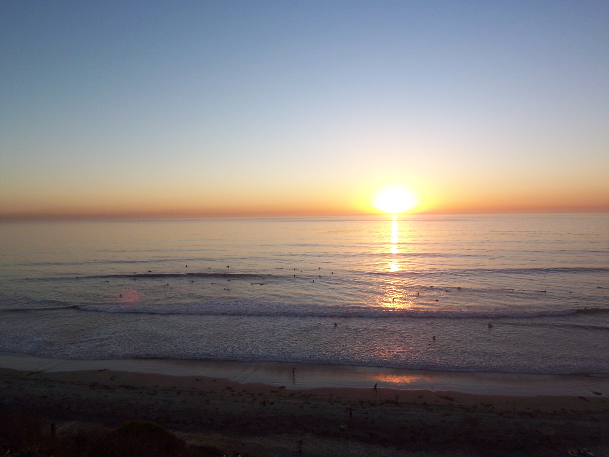 Setting Sun at Beacon's Beach in Leucadia | My Carlsbad Area Video ...