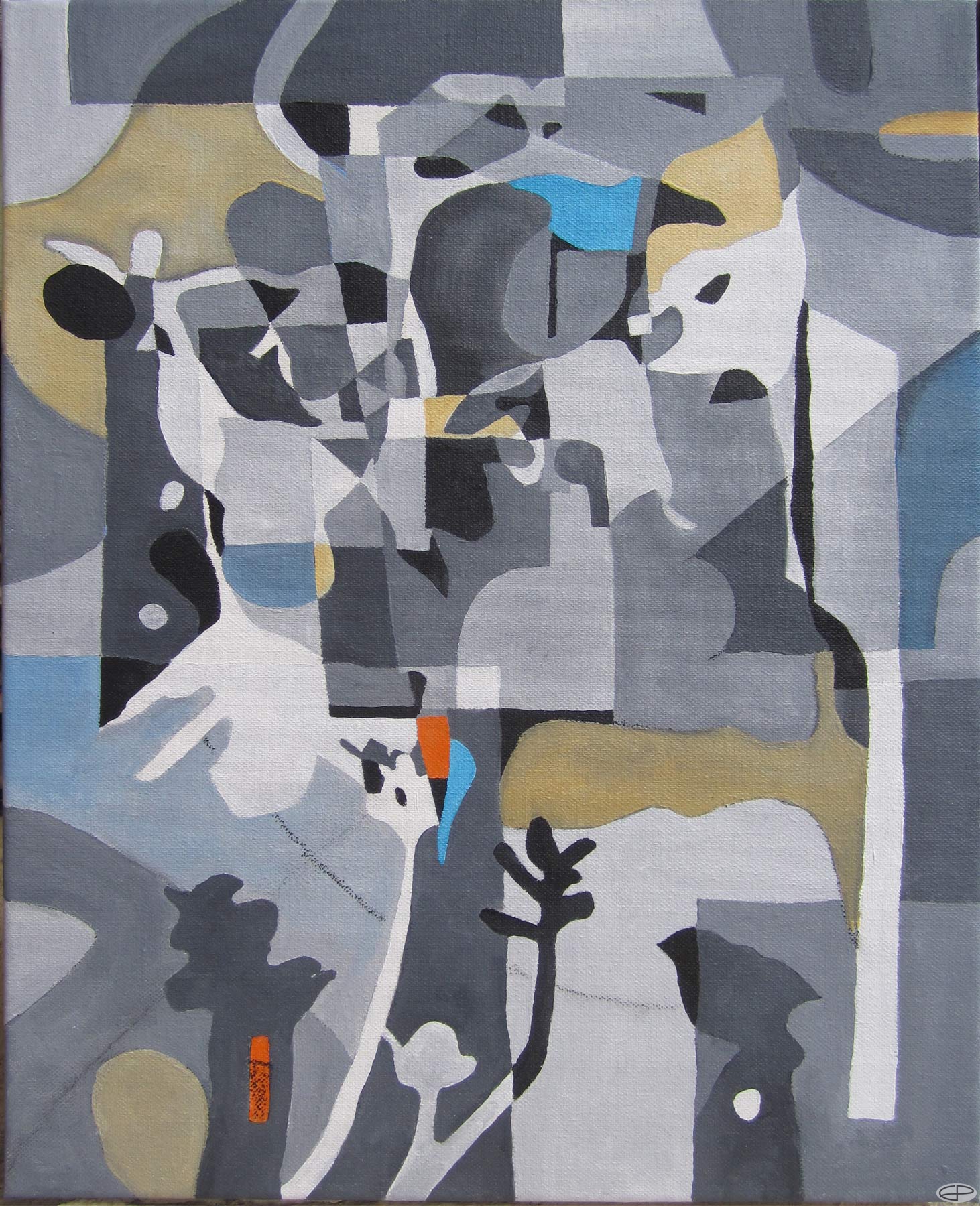 Abstract Painting based on Shadow Patterns | Eric Pedersen