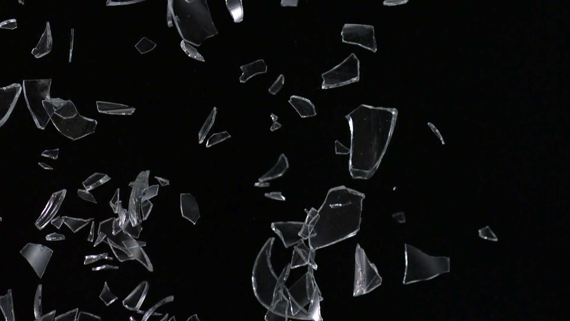 shattered glass falling, Slow Motion Stock Video Footage - Videoblocks