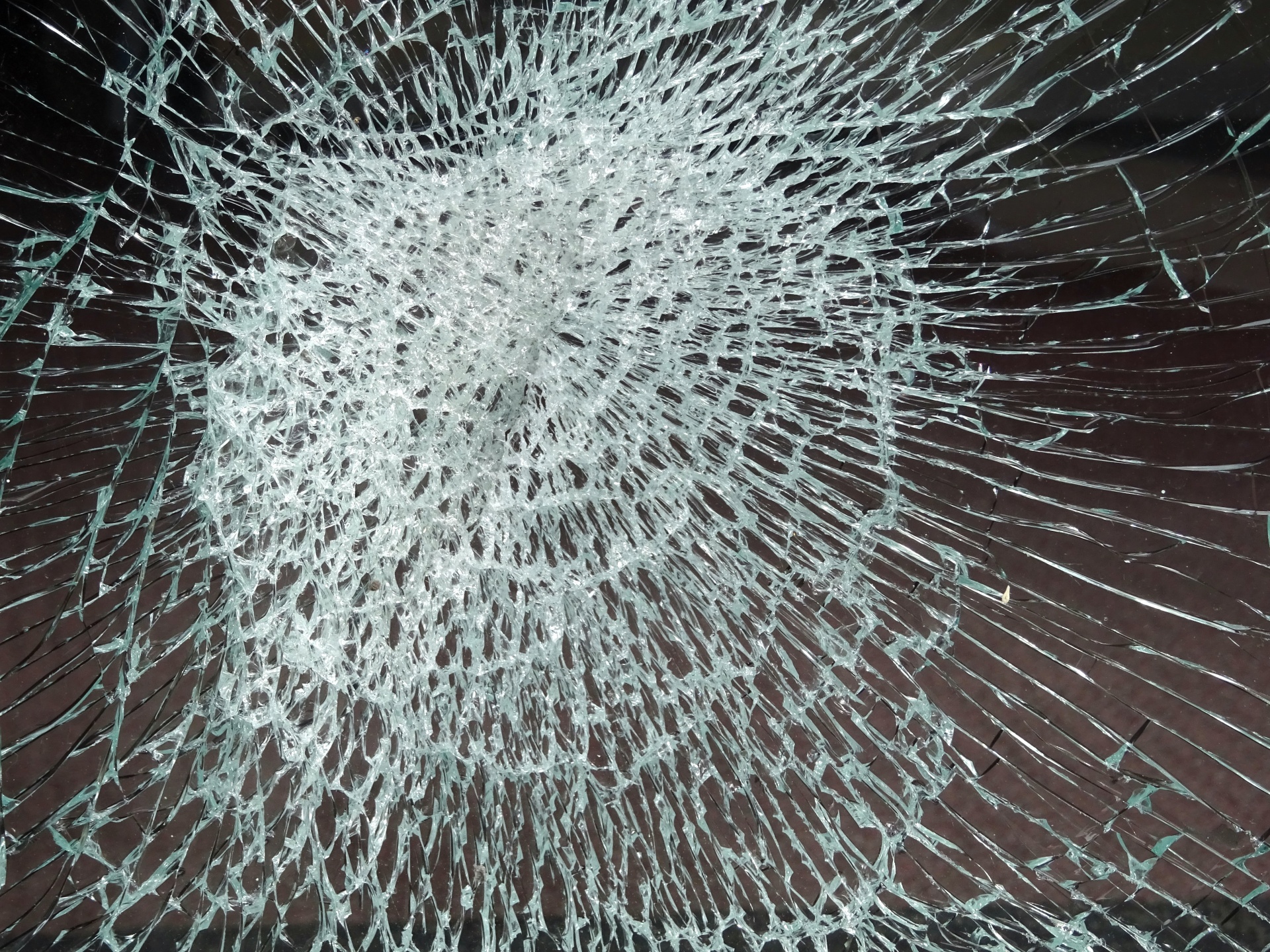 Shattered Glass Window Free Stock Photo - Public Domain Pictures