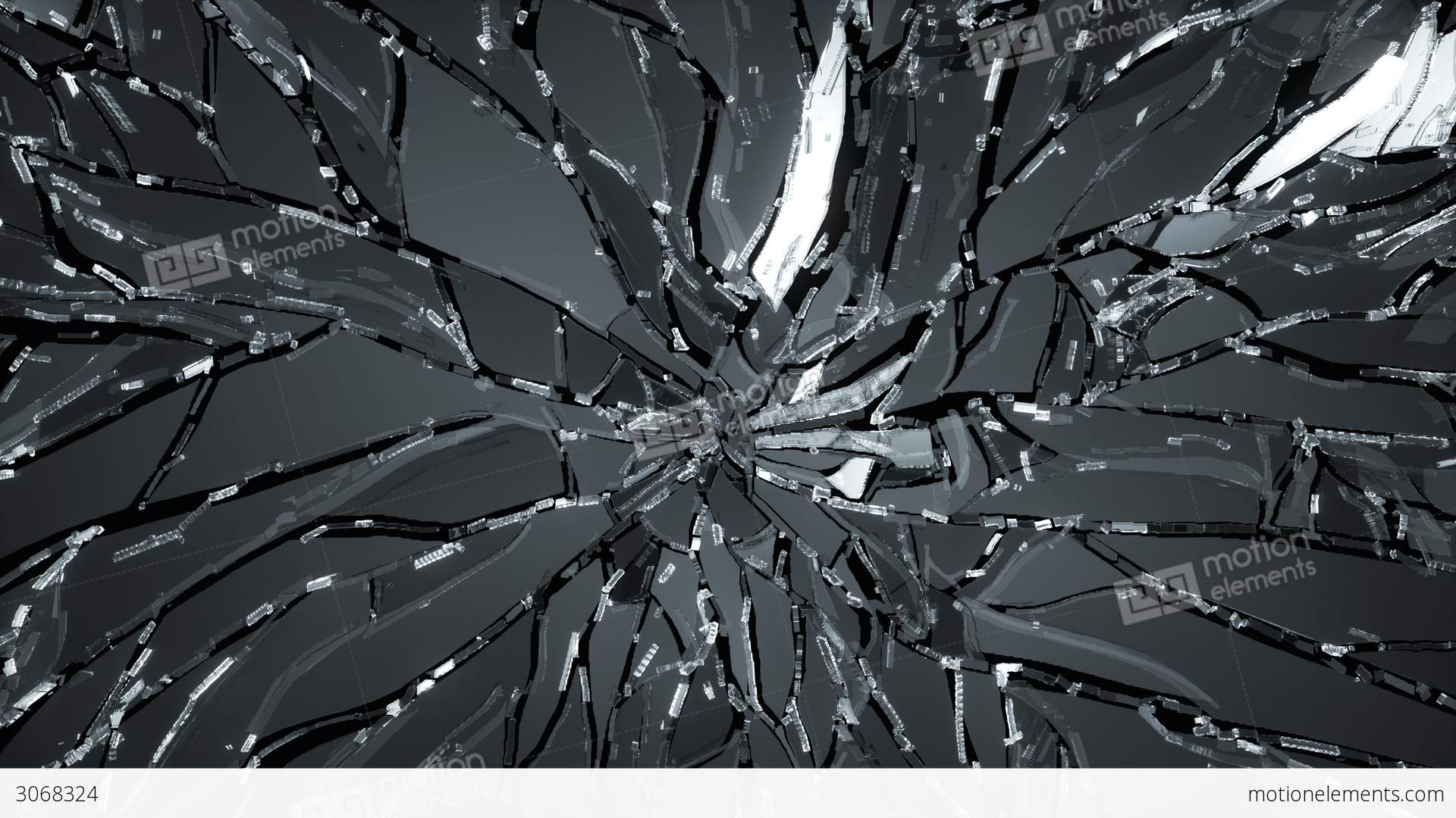 shattered glass photography