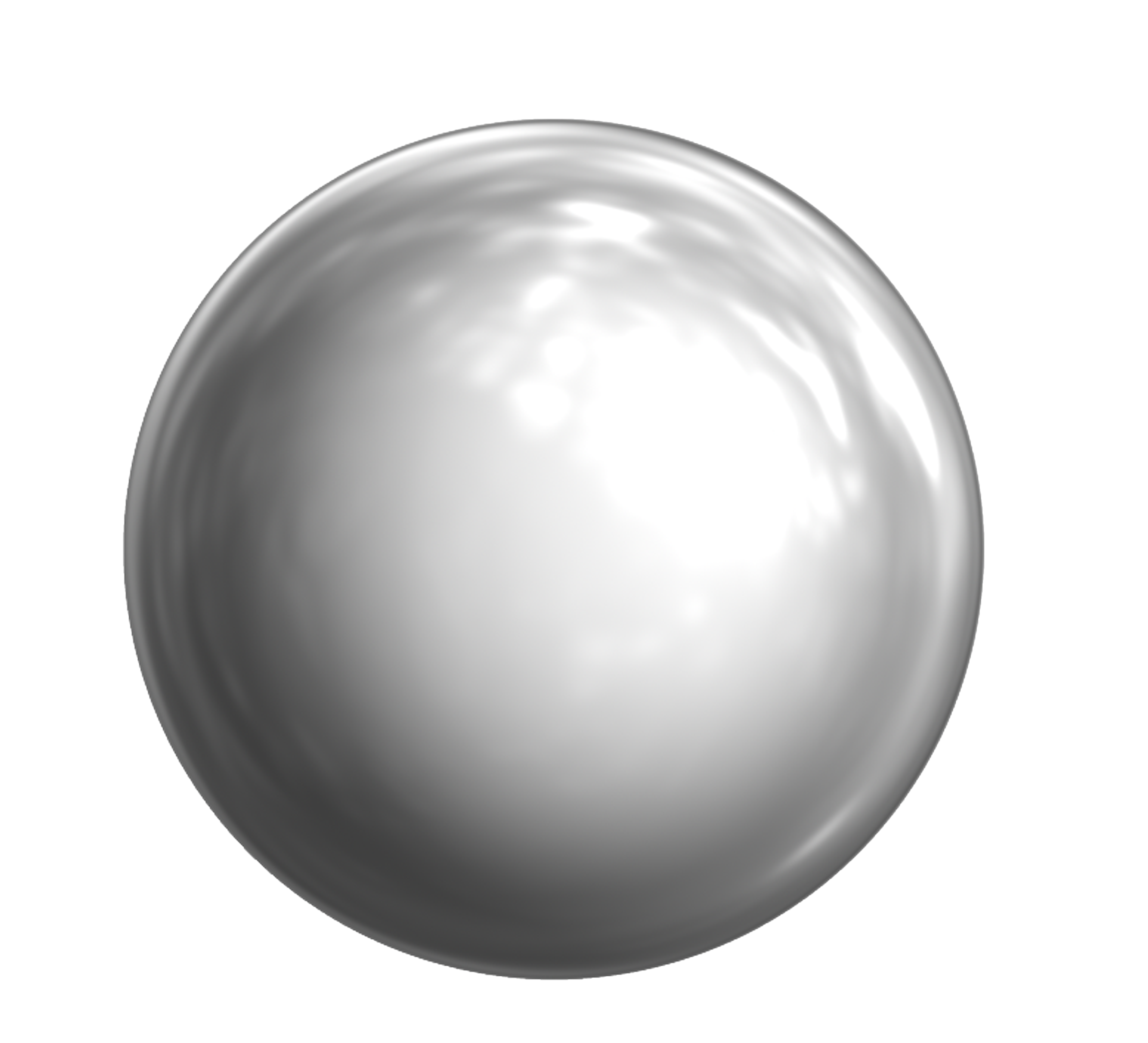 Серебристый круглый шарик. Металлическая сфера. Металлический шар. Блестящий металлический шар.