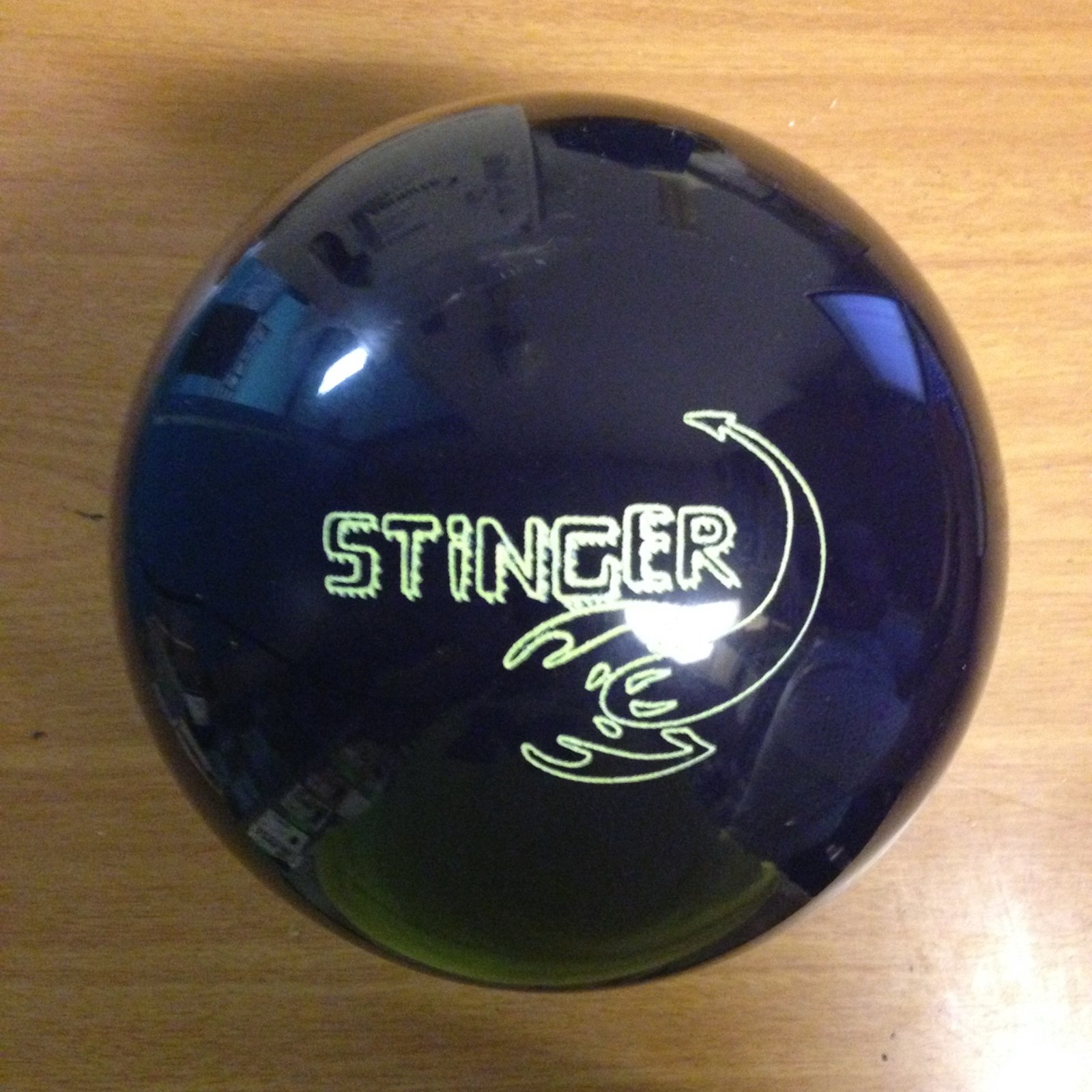 Ebonite Stinger Navy Shiny 16 lbs NIB – BowlingGems.com