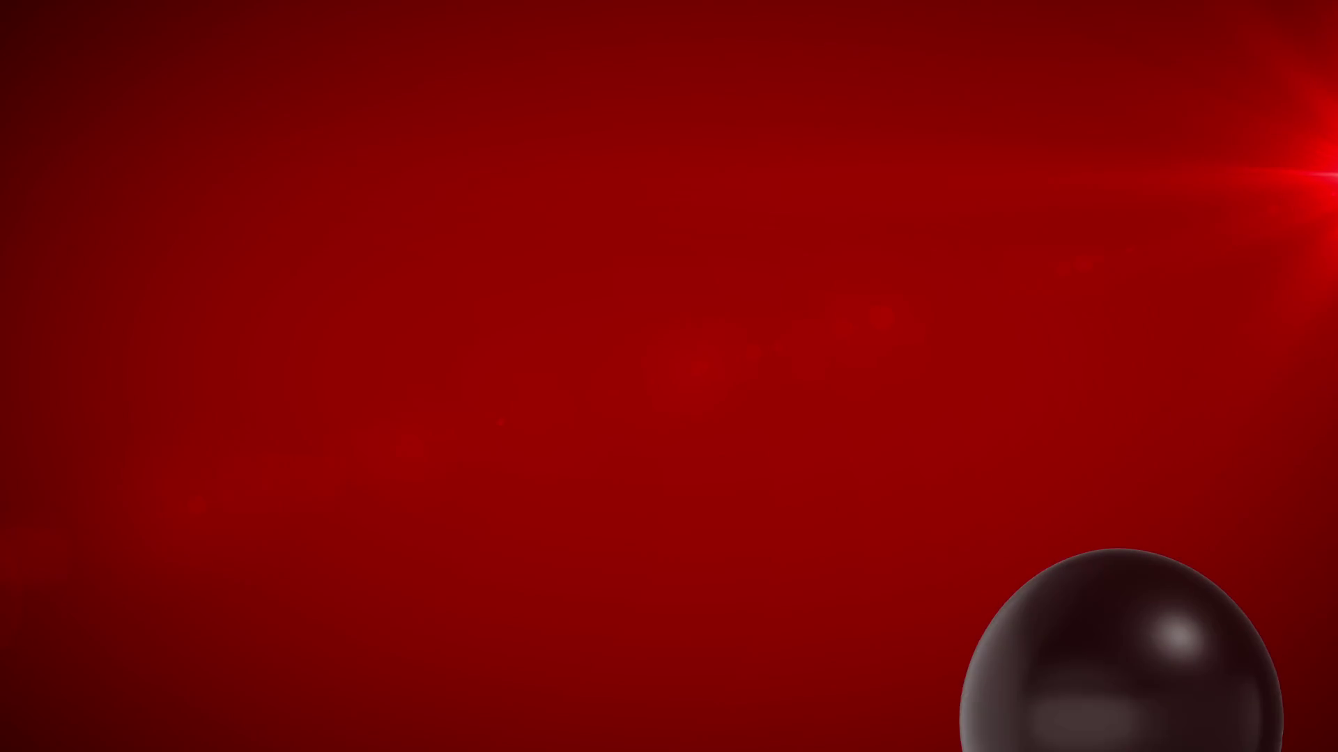 Black shiny balloons on a red background. Black Friday footage ...