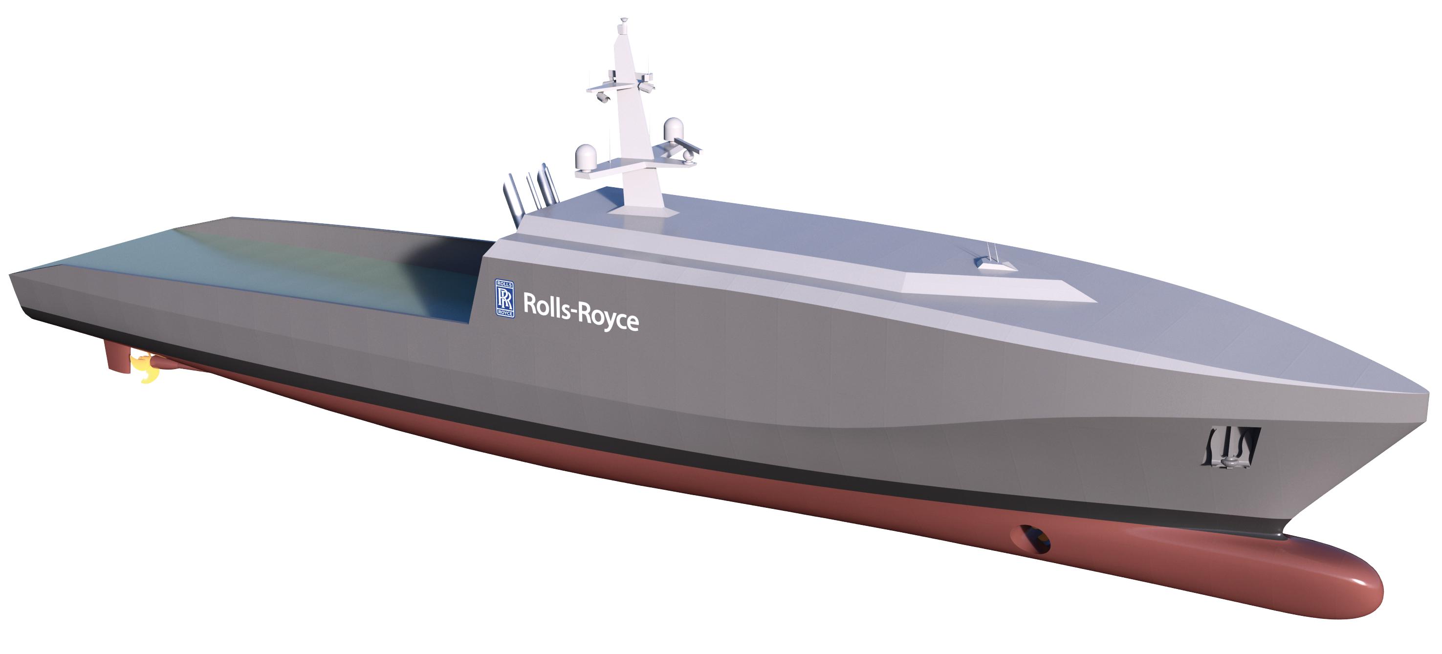 Rolls-Royce planning autonomous naval ship for patrol, surveillance ...