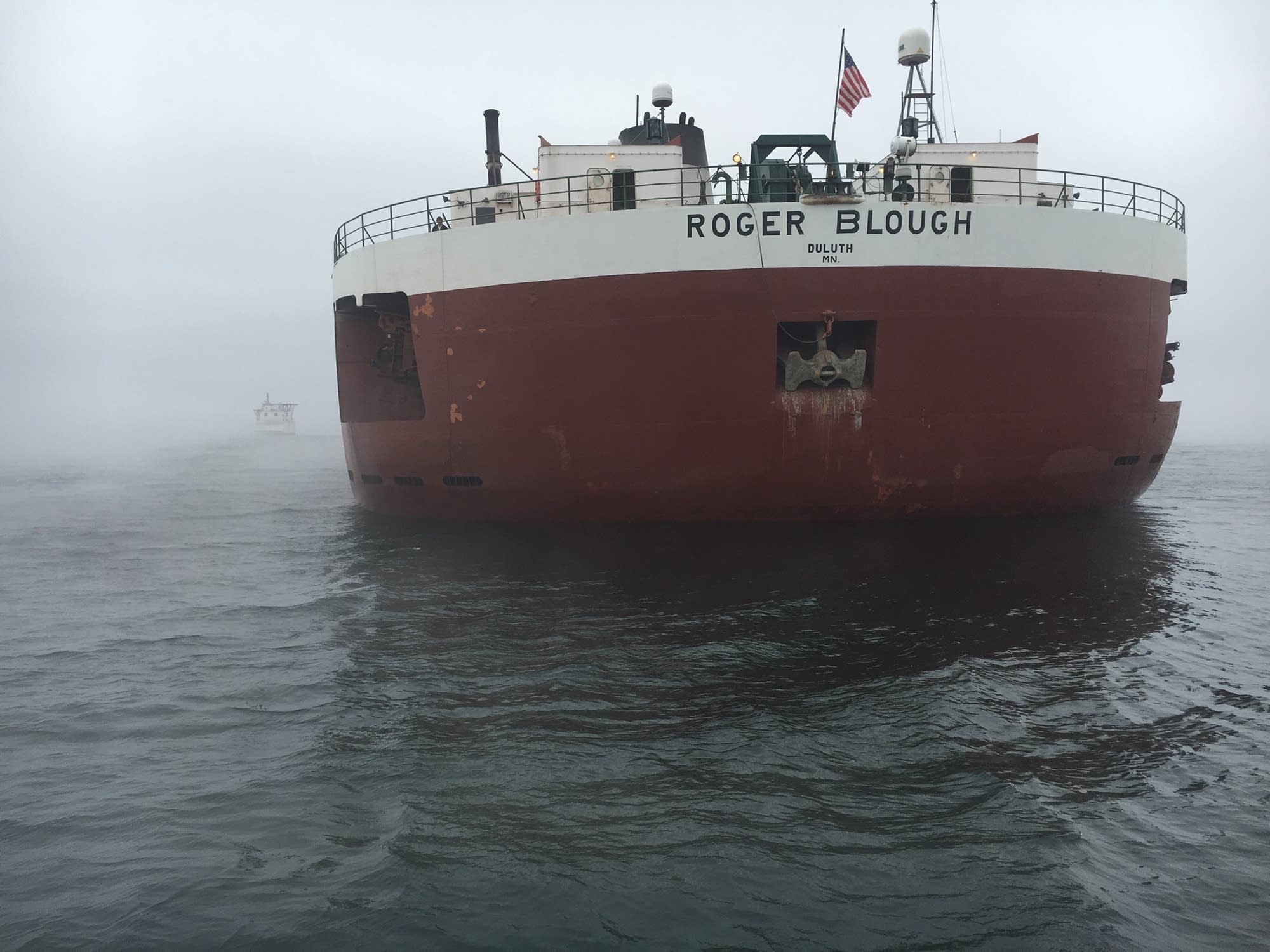 Stuck Ship: 858-footer loaded with iron ore runs aground on Lake ...