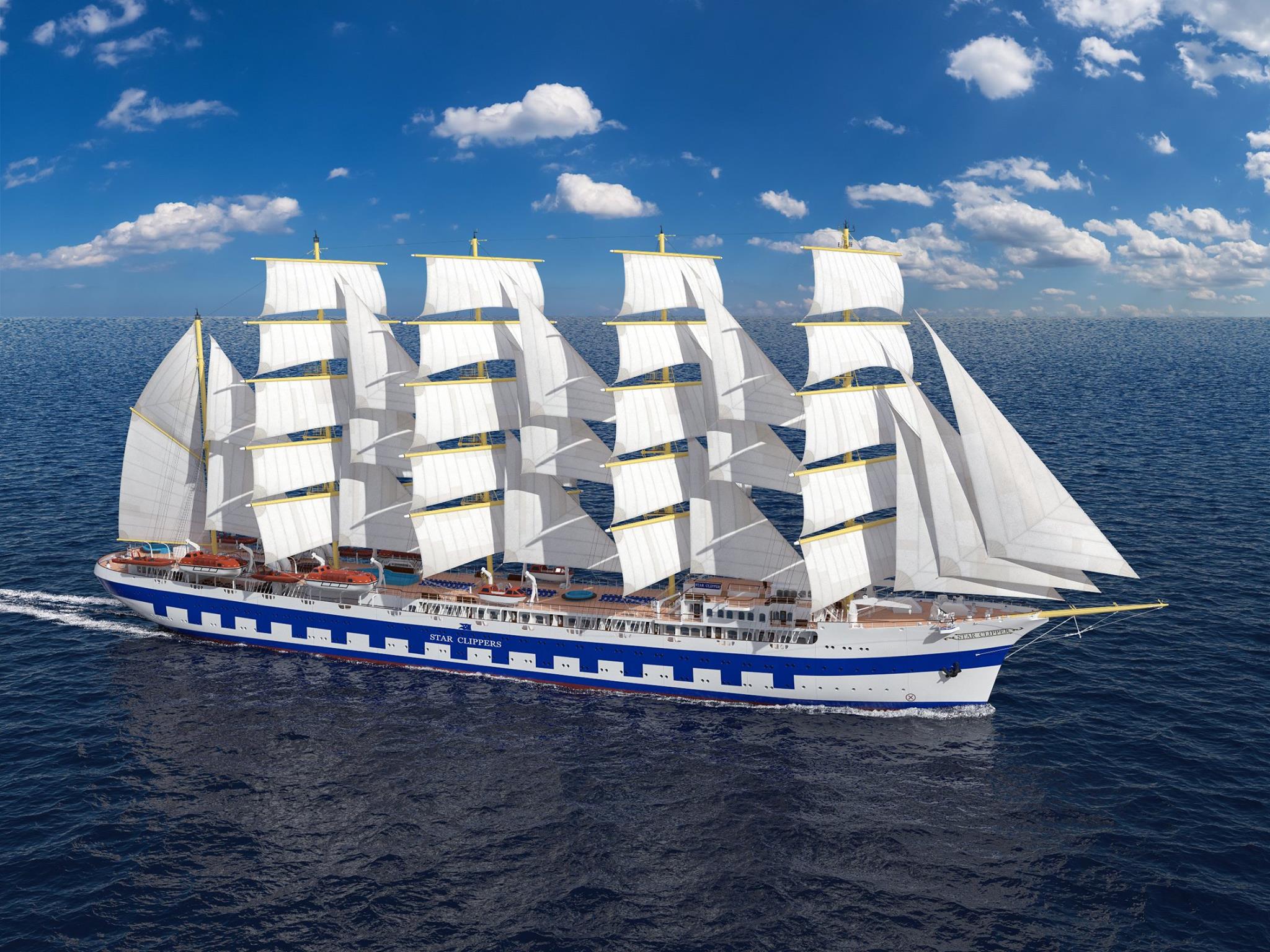 Tall Ship Sailing Cruise Line Recreates Largest Ship of its Kind