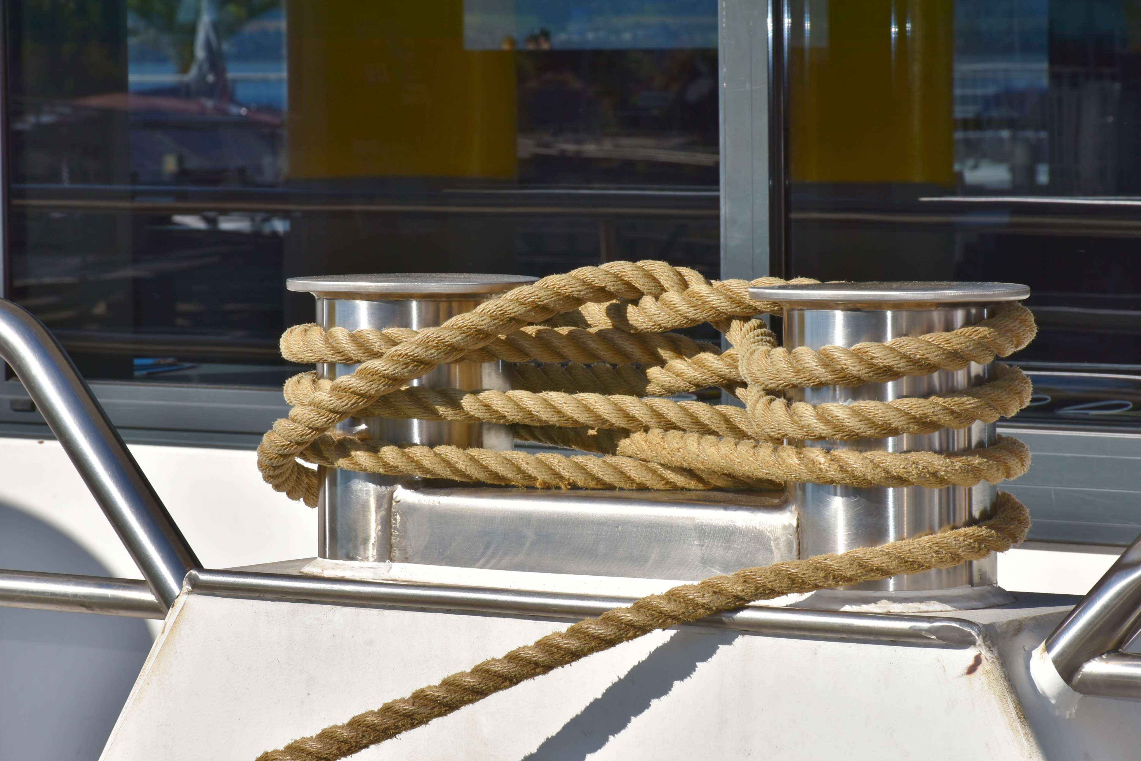 barrier #close up #connection #dew #fixing #hemp #hemp rope #knot ...