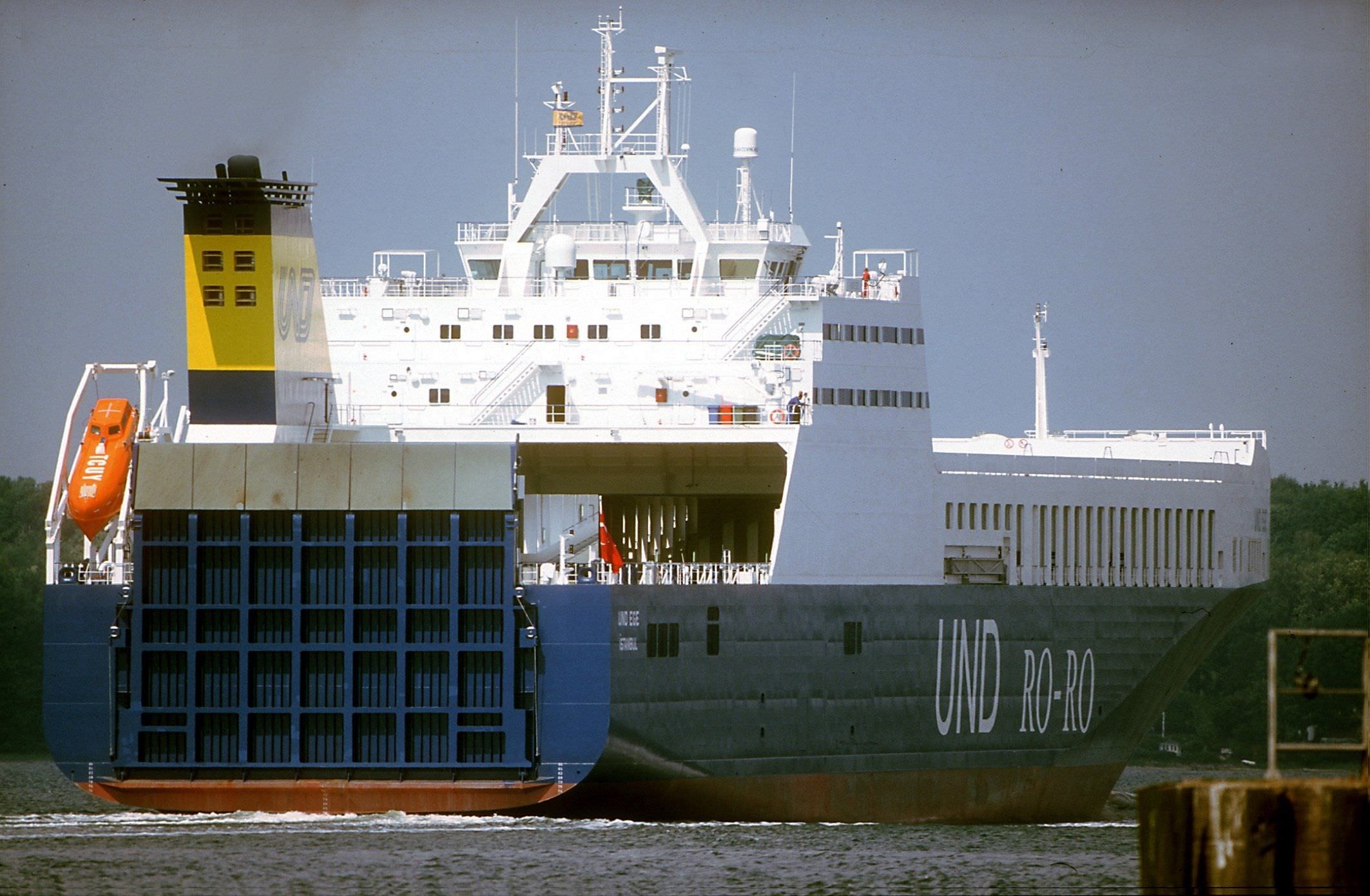 Aft external Ro-Ro ramp / for ships - Macor Marine