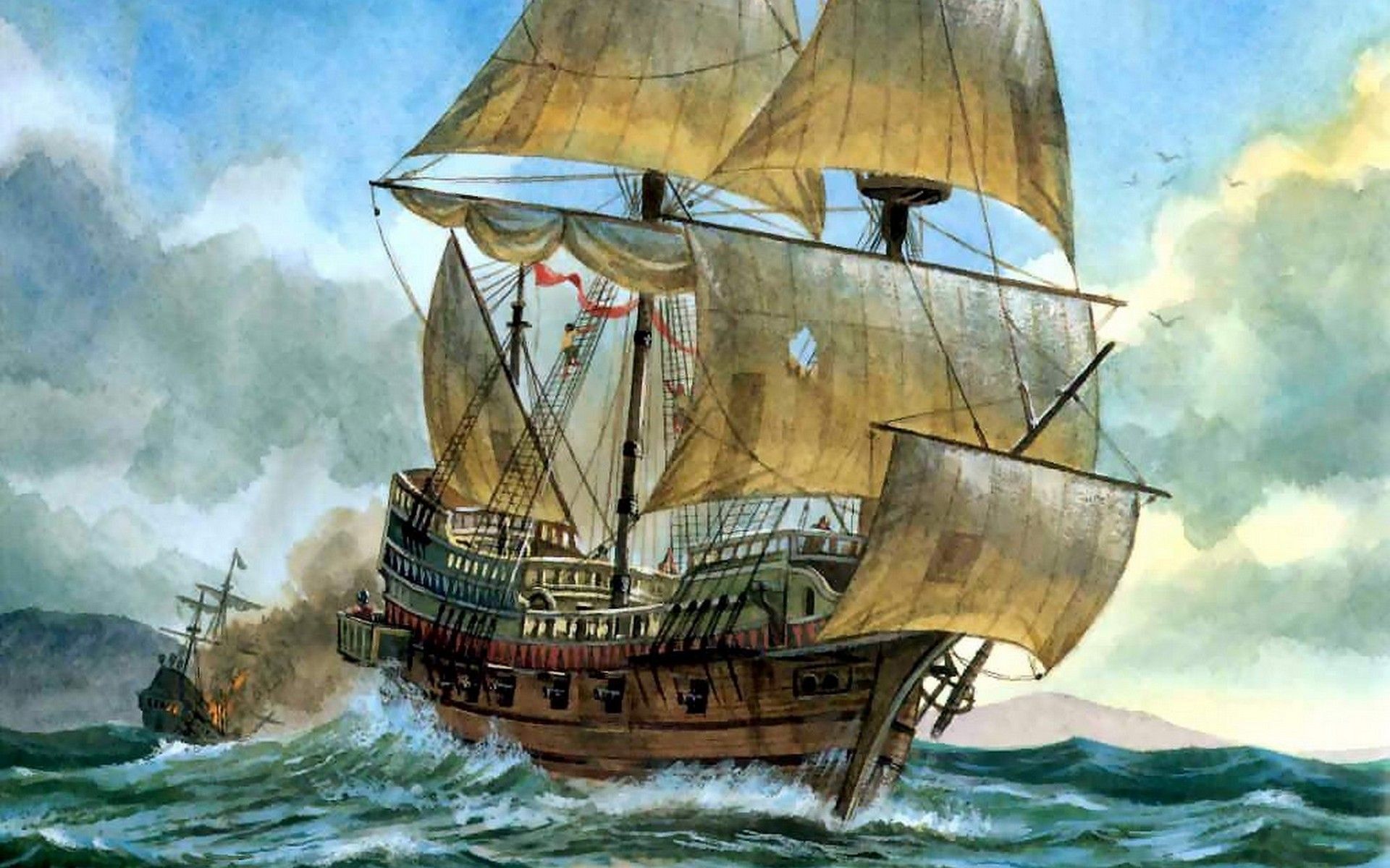 Historical Sailing Ships | Old Ships wallpaper 226370 | ladje ...
