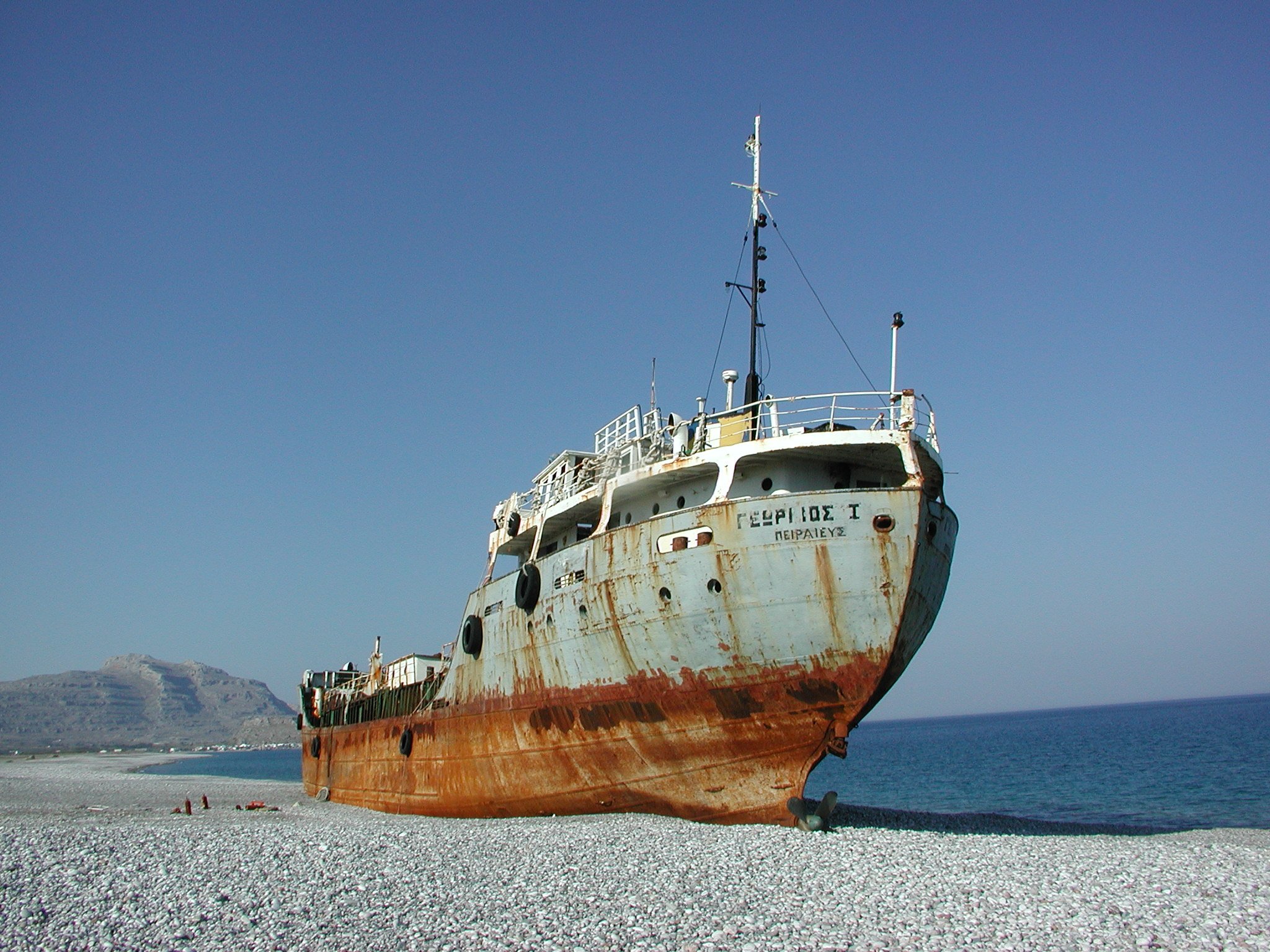 Shipwreck, Rhodes Photo from Kalathos in Rhodes | Greece.com
