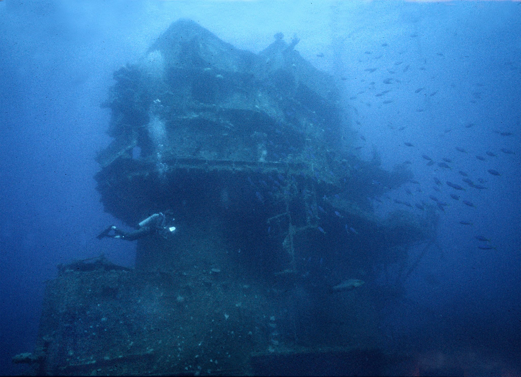 USS Saratoga (CV-3) Shipwreck in Bikini Atoll
